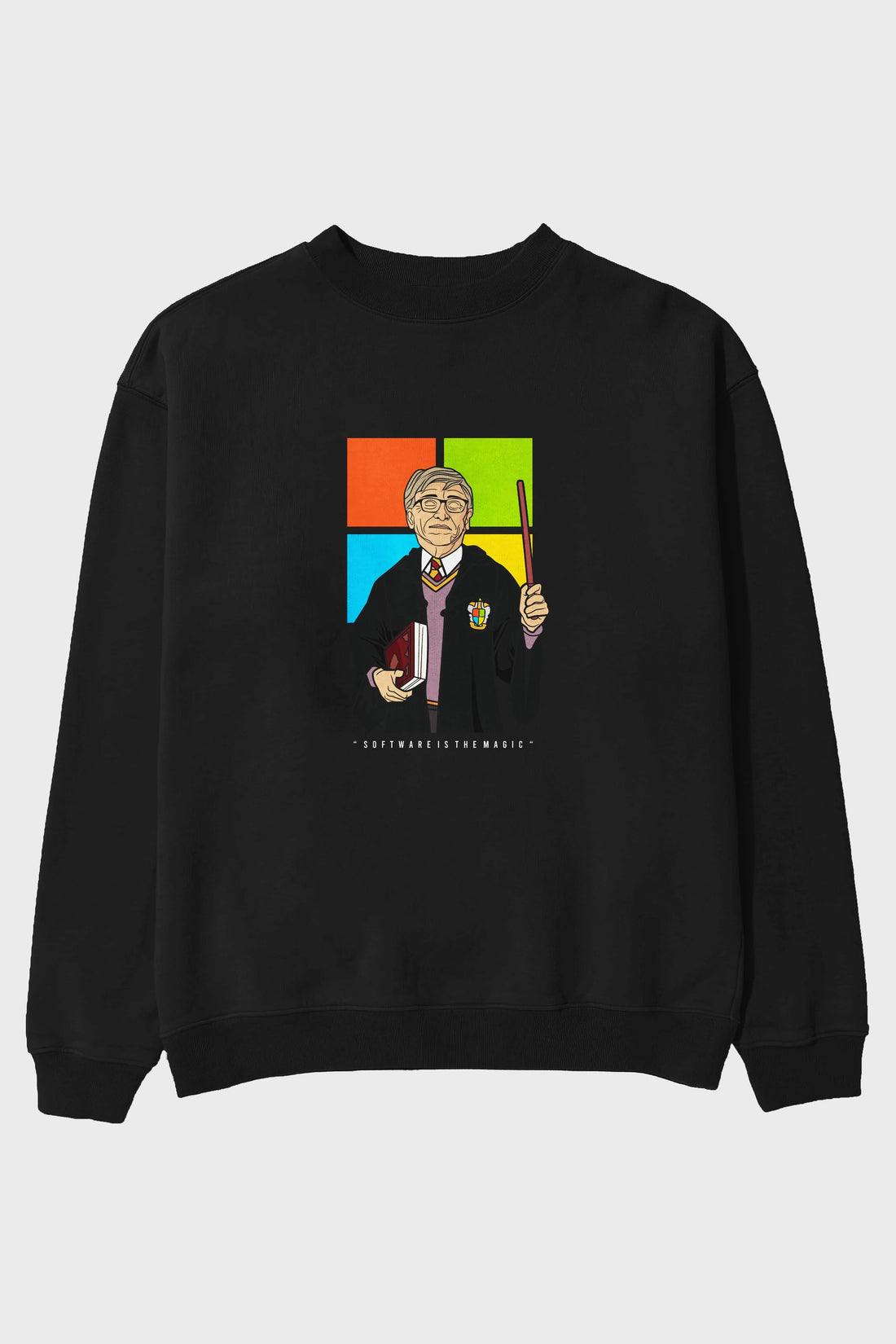 Harry Potter Gates Ön Baskılı Oversize Sweatshirt Erkek Kadın Unisex
