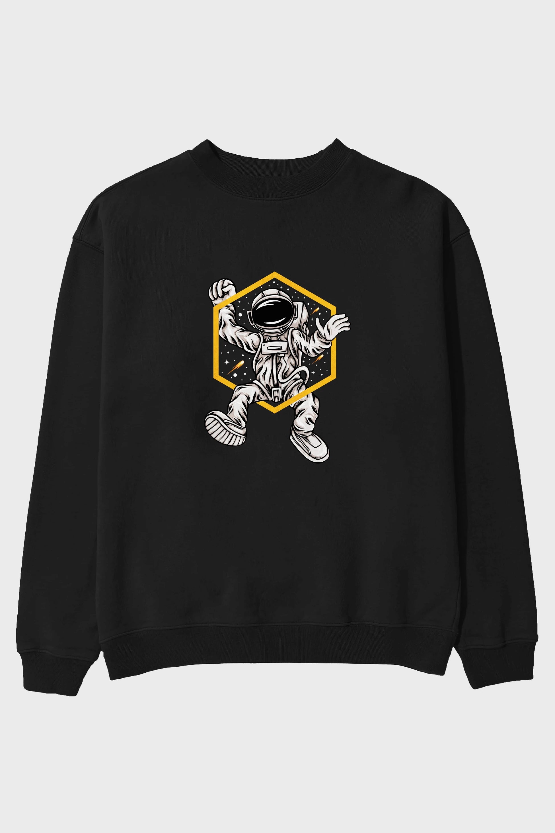 Astrofun Ön Baskılı Oversize Sweatshirt Erkek Kadın Unisex