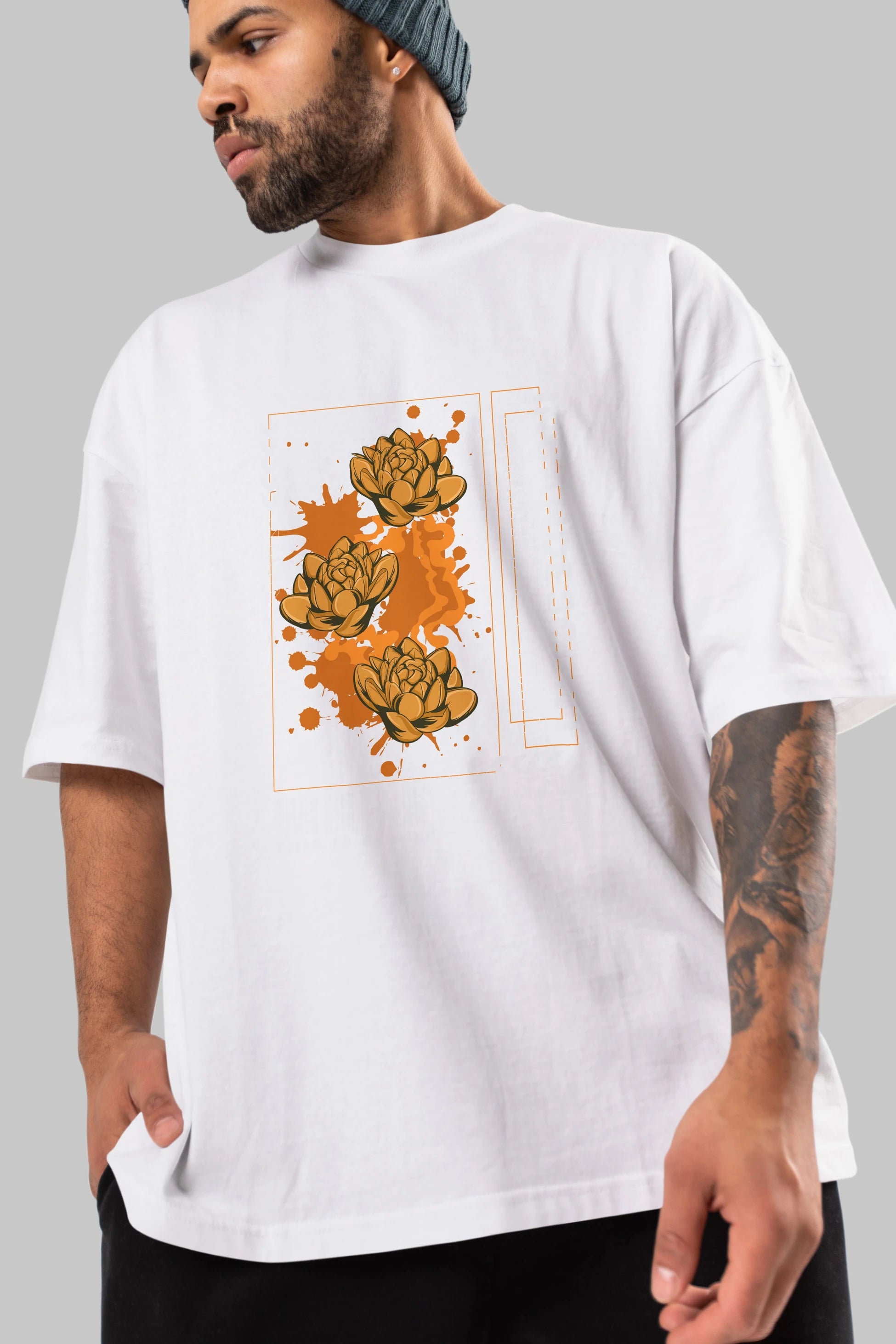 Incandescent Ön Baskılı Oversize t-shirt Erkek Kadın Unisex