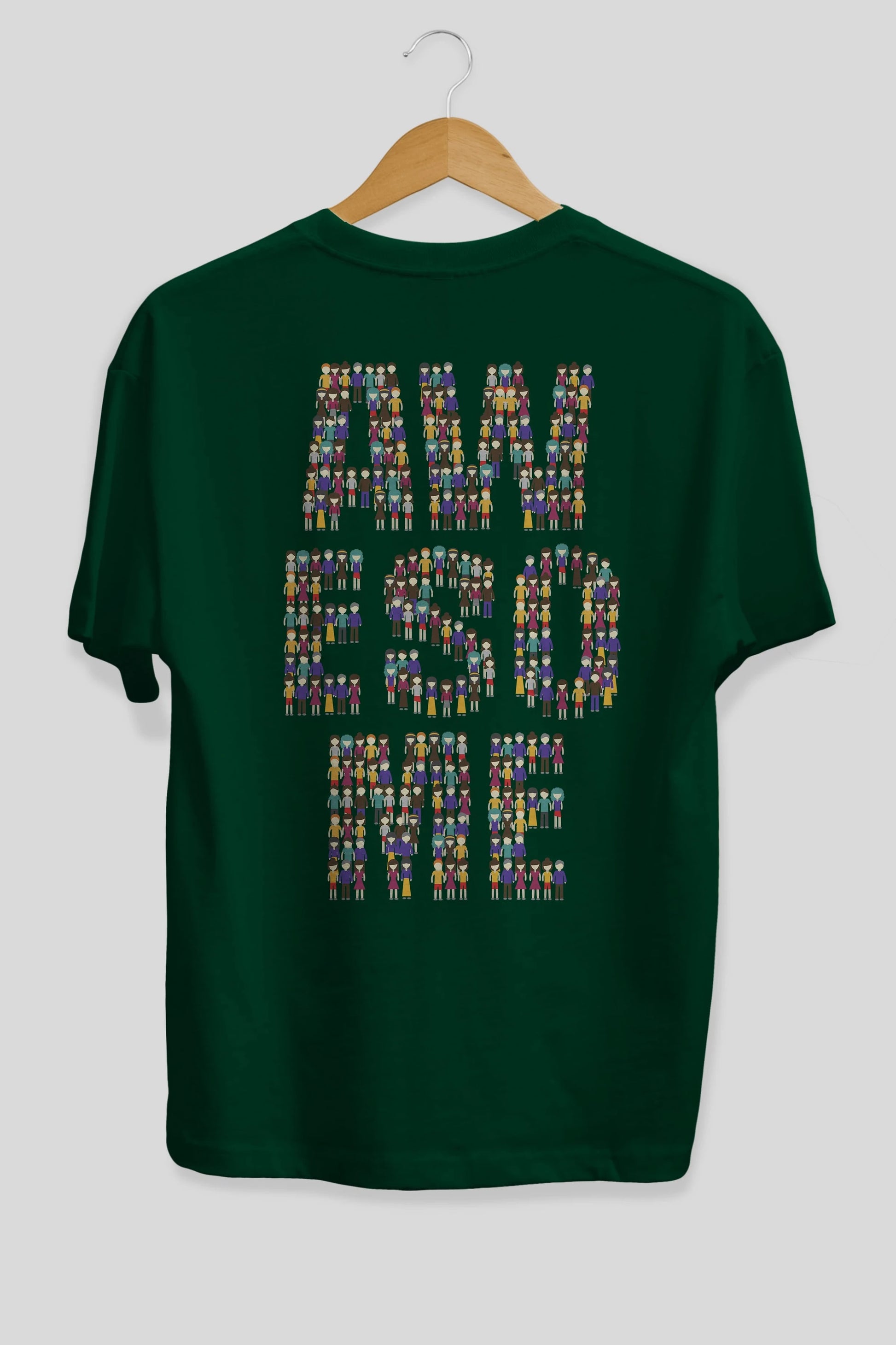 Awesome Arka Baskılı Oversize t-shirt %100 pamuk Erkek Kadın Unisex