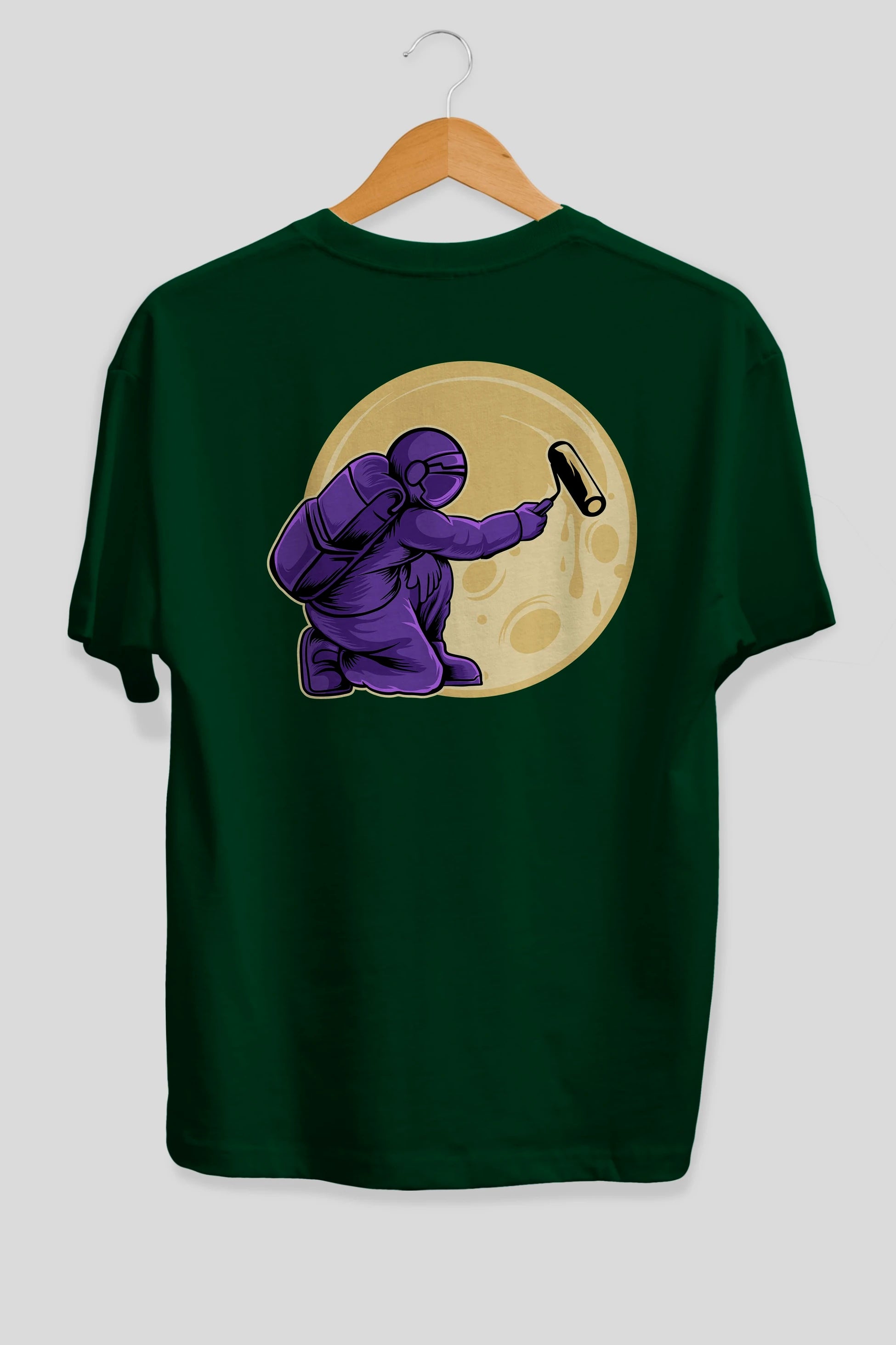 Astropaint Arka Baskılı Oversize t-shirt Erkek Kadın Unisex