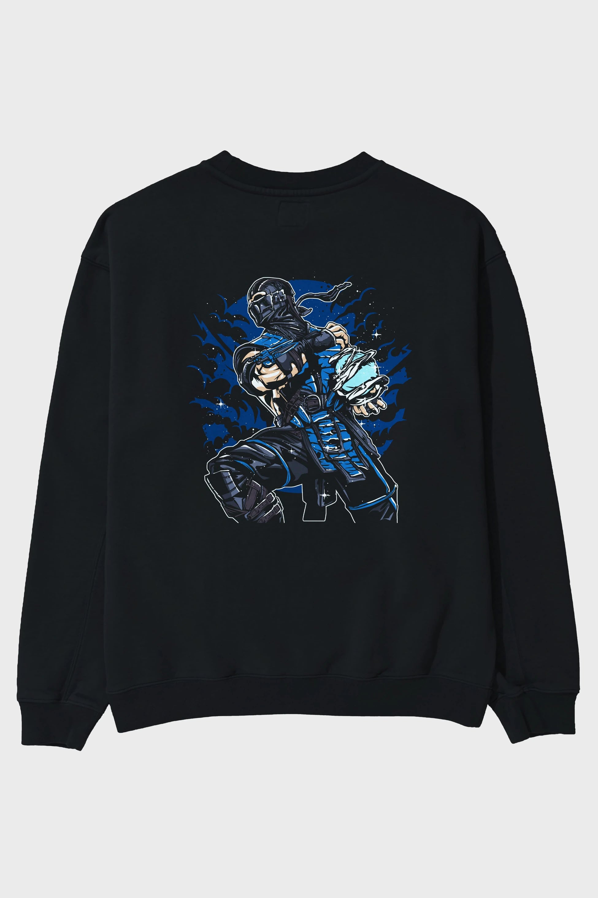 Sub Zero Arka Baskılı Oversize Sweatshirt Erkek Kadın Unisex