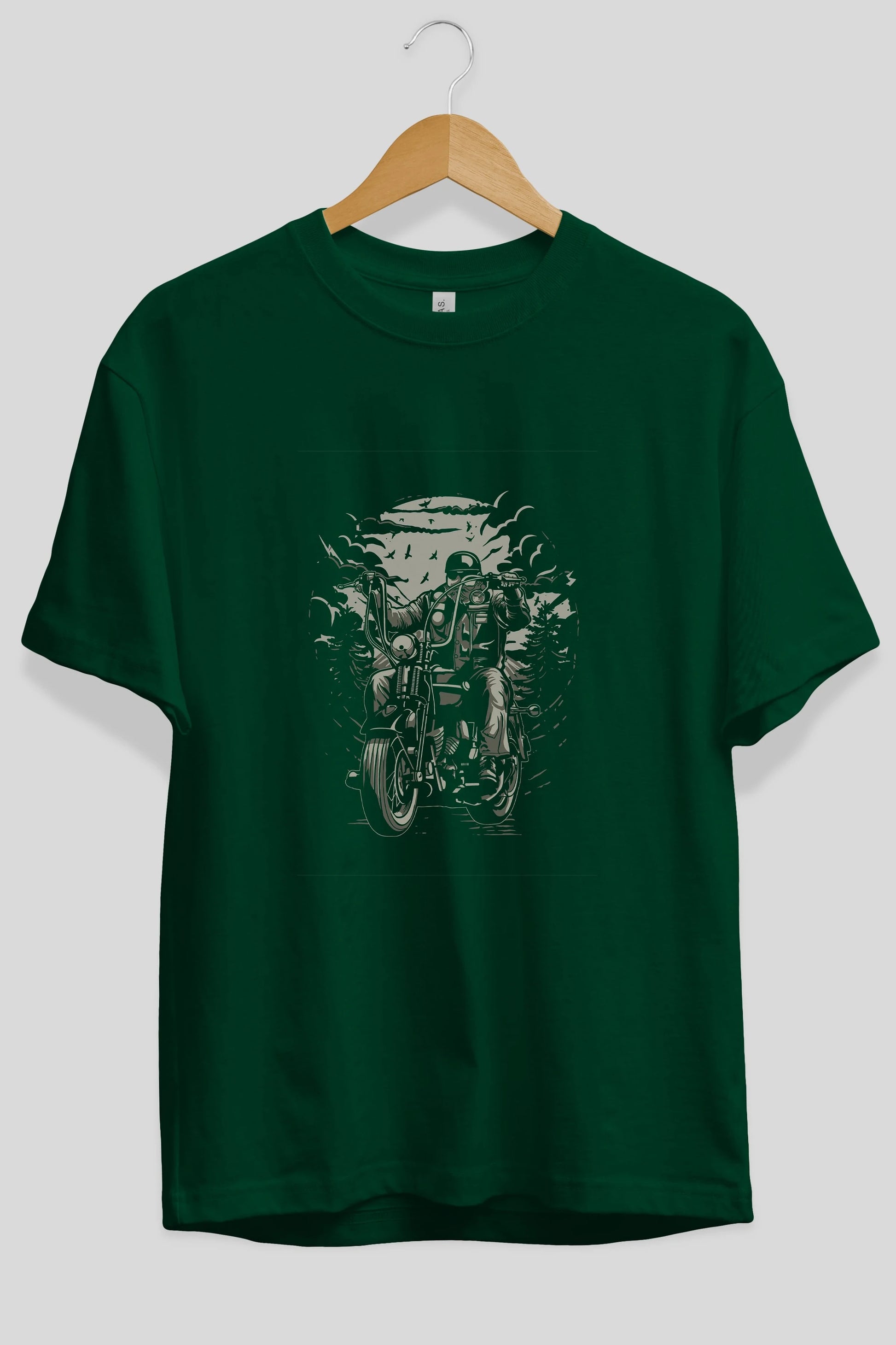 Live To Ride Ön Baskılı Oversize t-shirt Erkek Kadın Unisex %100 Pamuk tişort