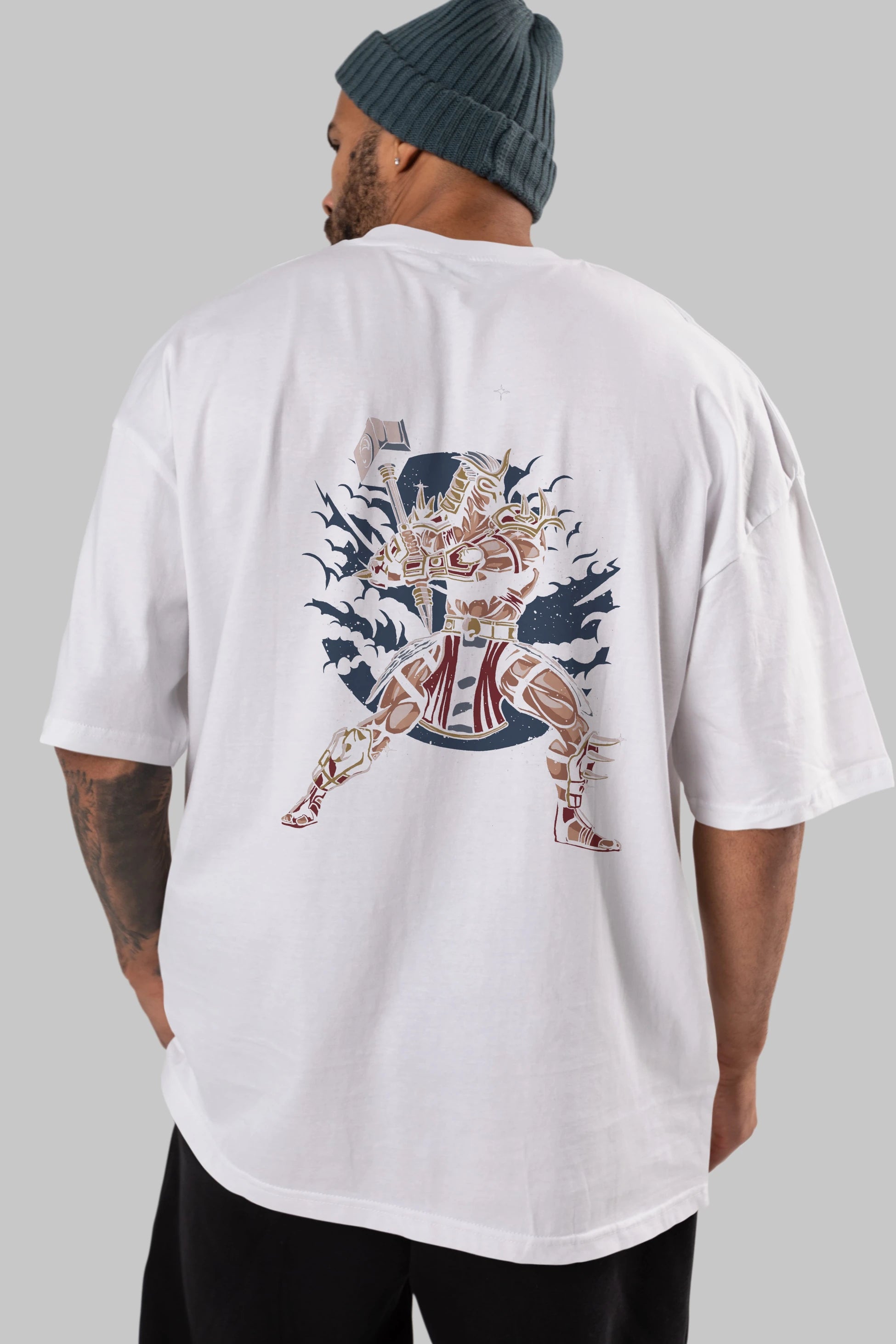 Emperor Arka Baskılı Oversize t-shirt Erkek Kadın Unisex %100 Pamuk