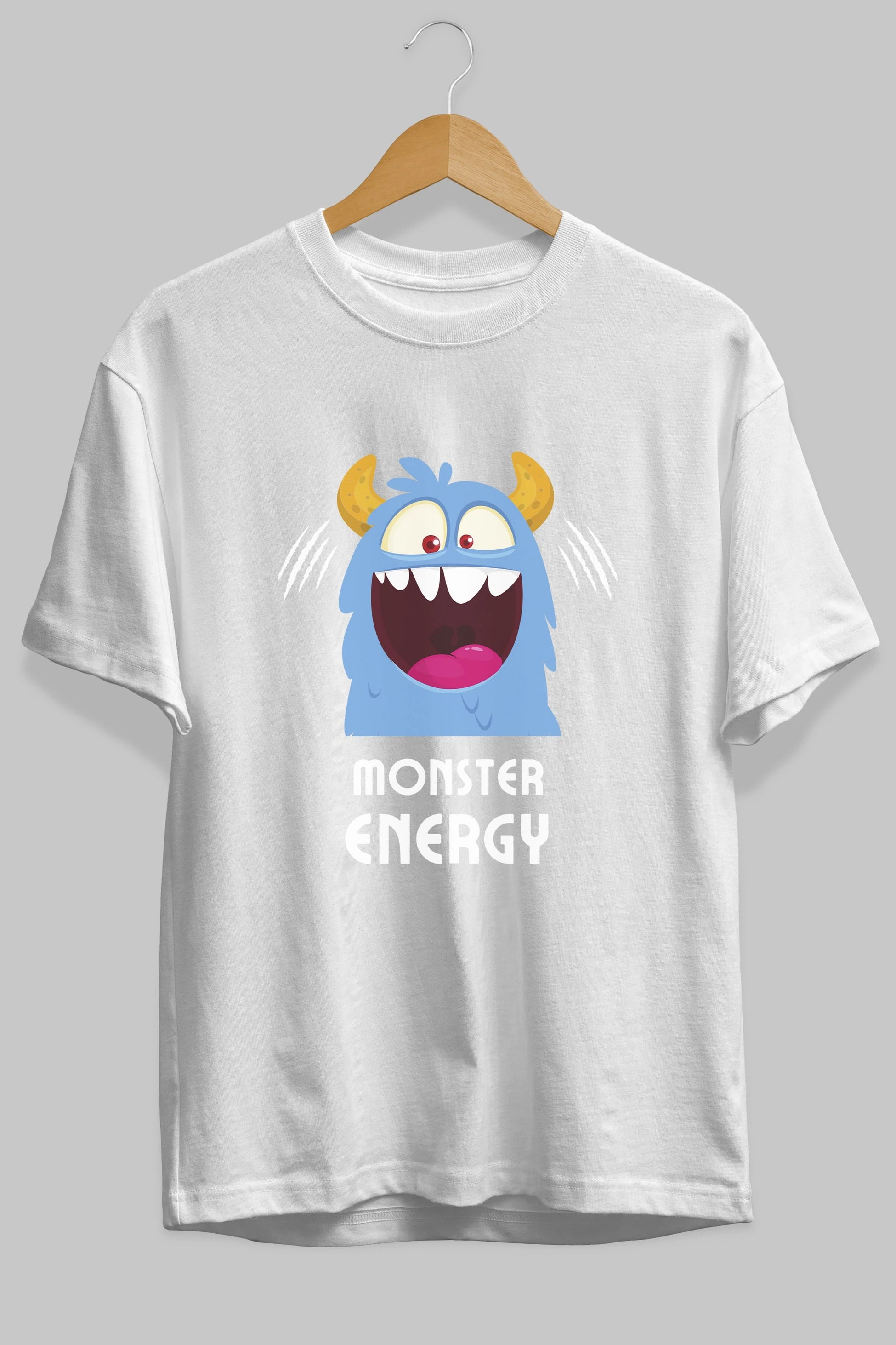 Monster Energy Ön Baskılı Oversize t-shirt Erkek Kadın Unisex