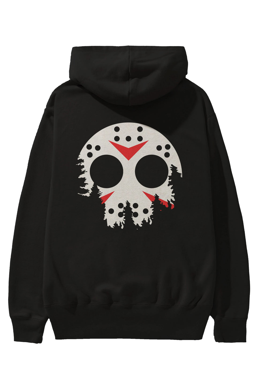 Jason Moon Arka Baskılı Hoodie Oversize Kapüşonlu Sweatshirt Erkek Kadın Unisex