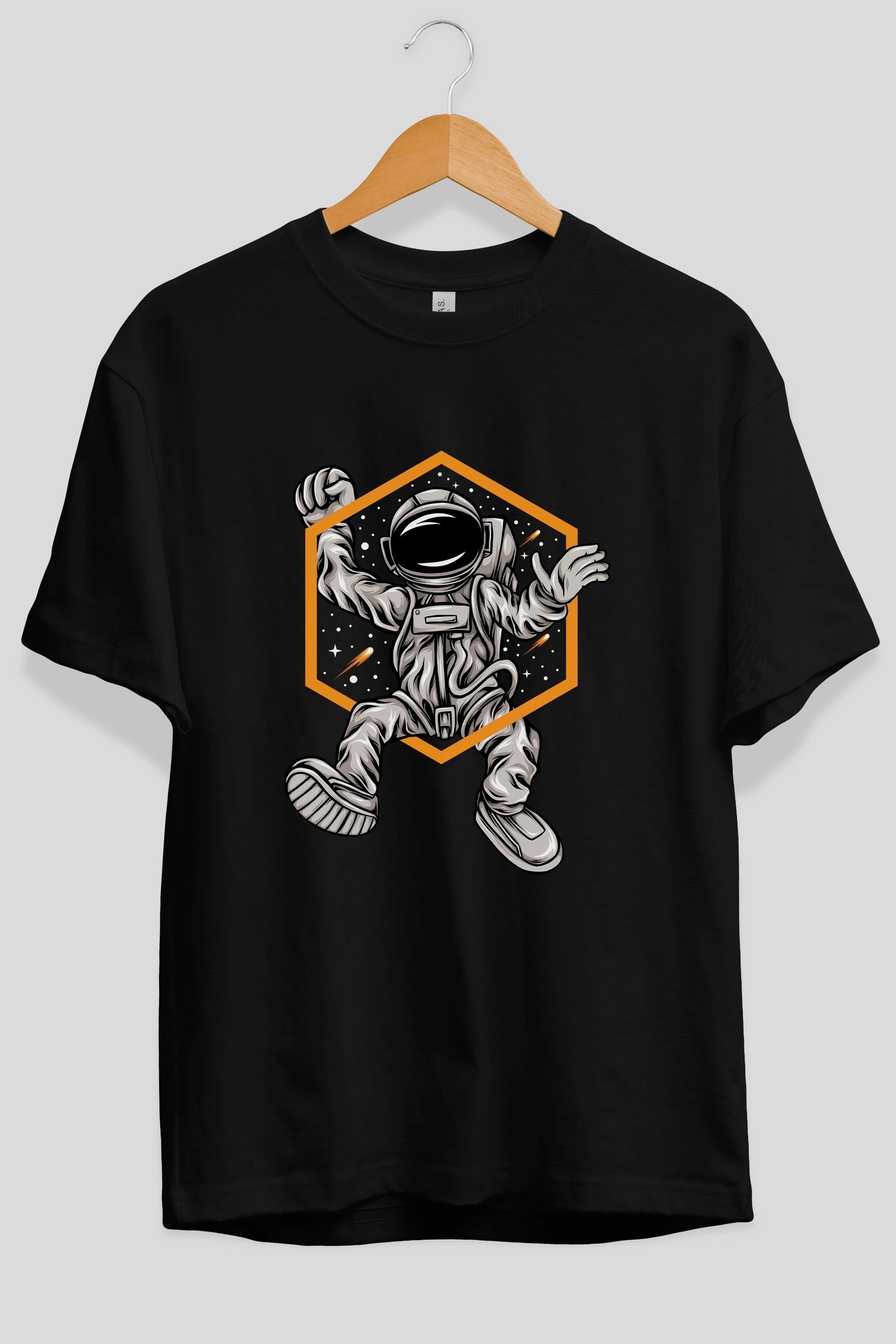 Astrofun Ön Baskılı Oversize t-shirt Erkek Kadın Unisex