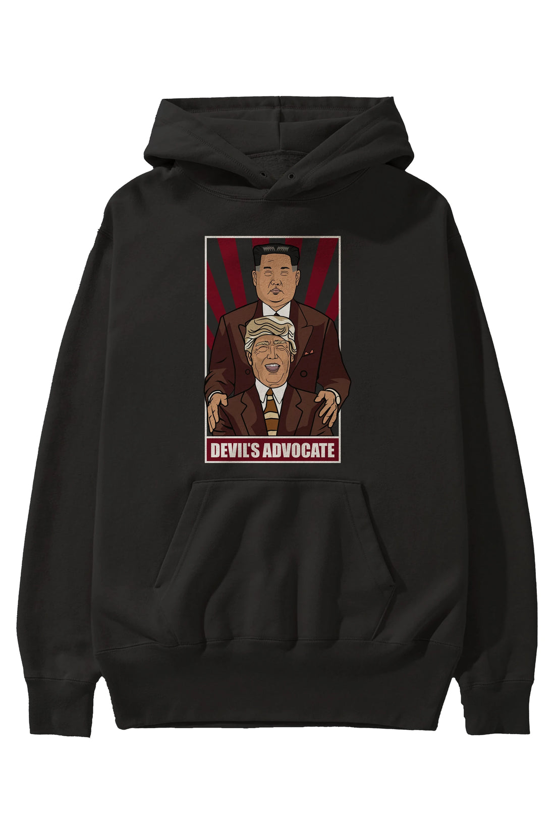 Devil_s Advocate Ön Baskılı Hoodie Oversize Kapüşonlu Sweatshirt Erkek Kadın Unisex