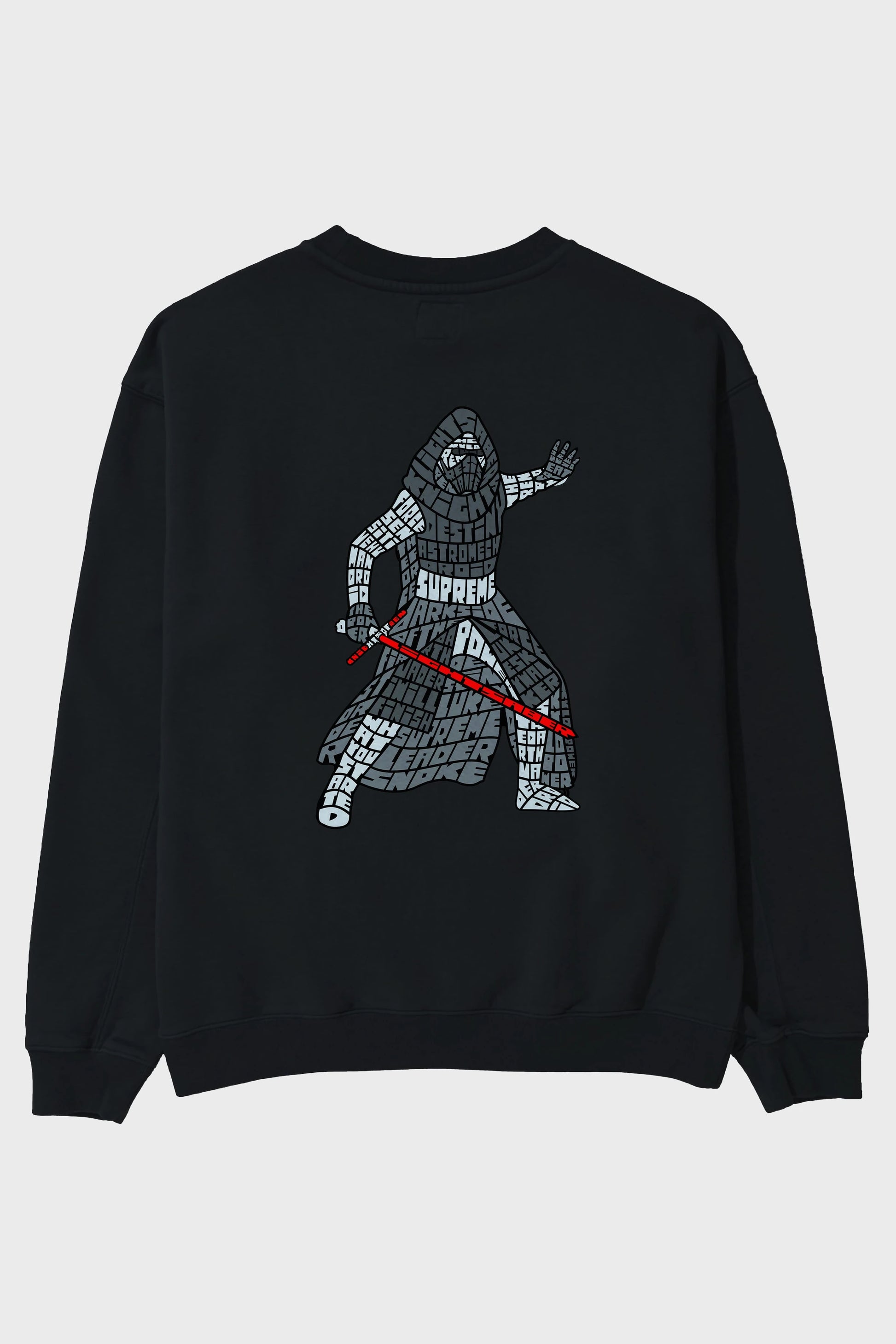 Kylo Arka Baskılı Oversize Sweatshirt Erkek Kadın Unisex