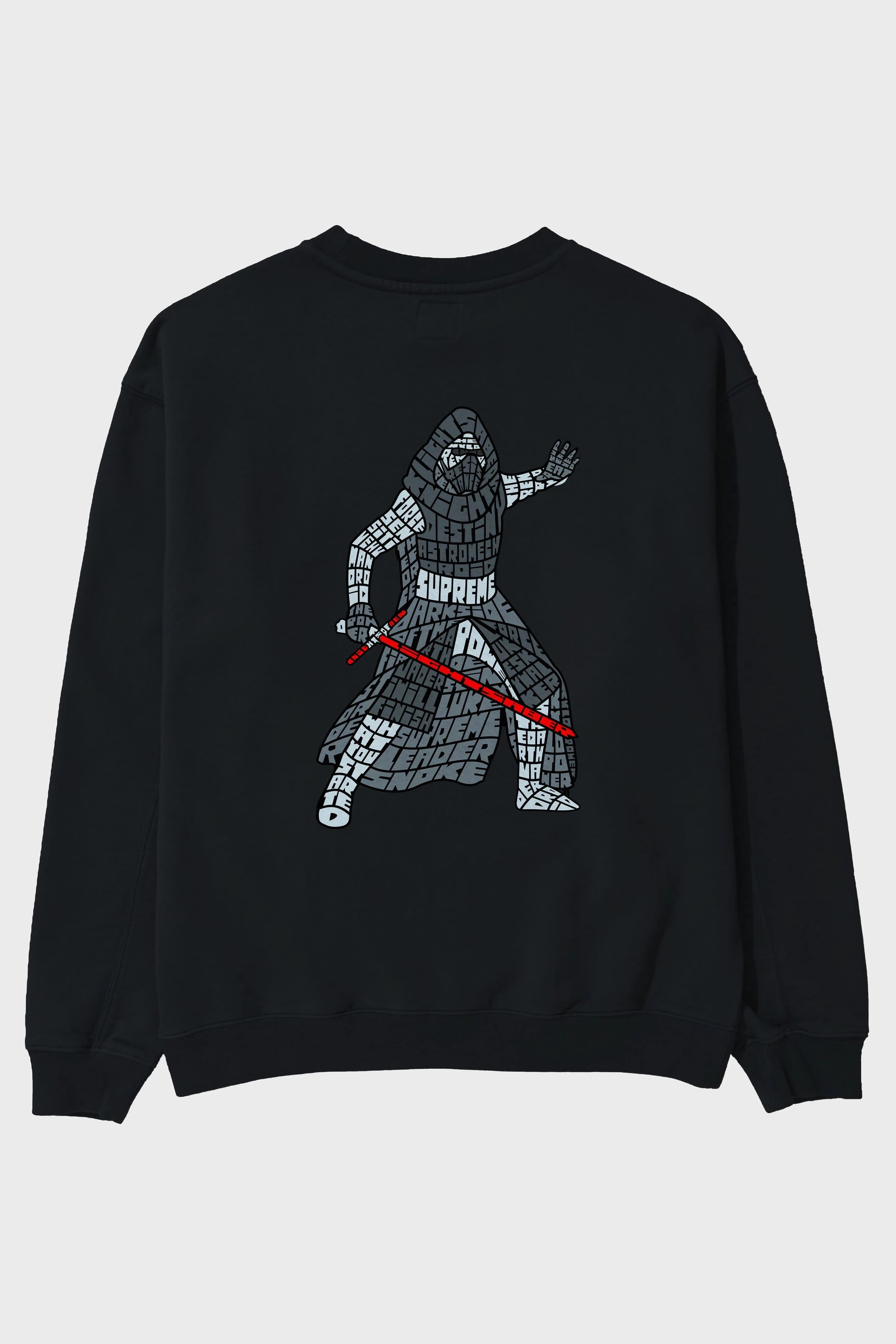 Kylo Arka Baskılı Oversize Sweatshirt Erkek Kadın Unisex