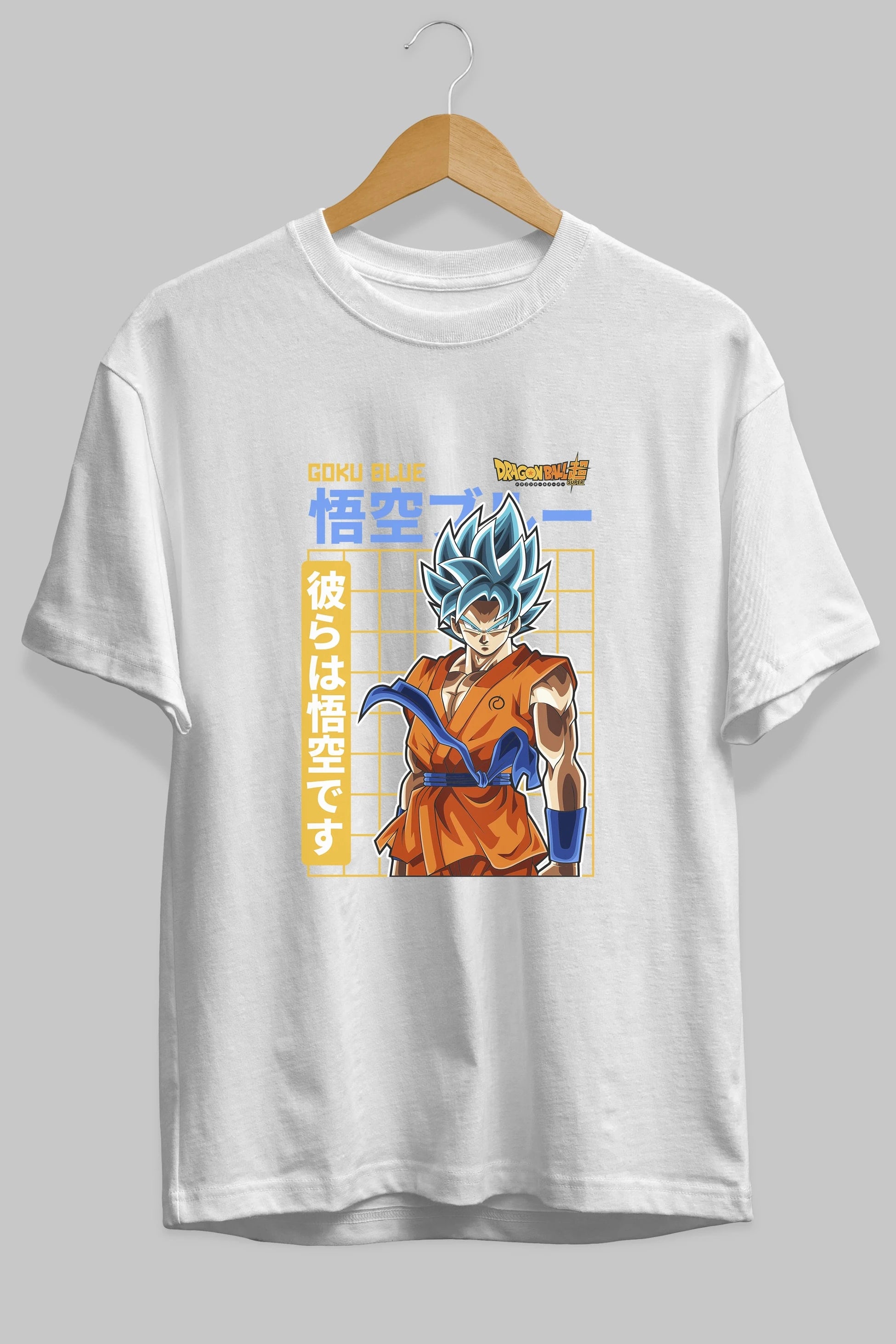 GOKU 1 Anime Ön Baskılı Oversize t-shirt %100 pamuk Erkek Kadın Unisex
