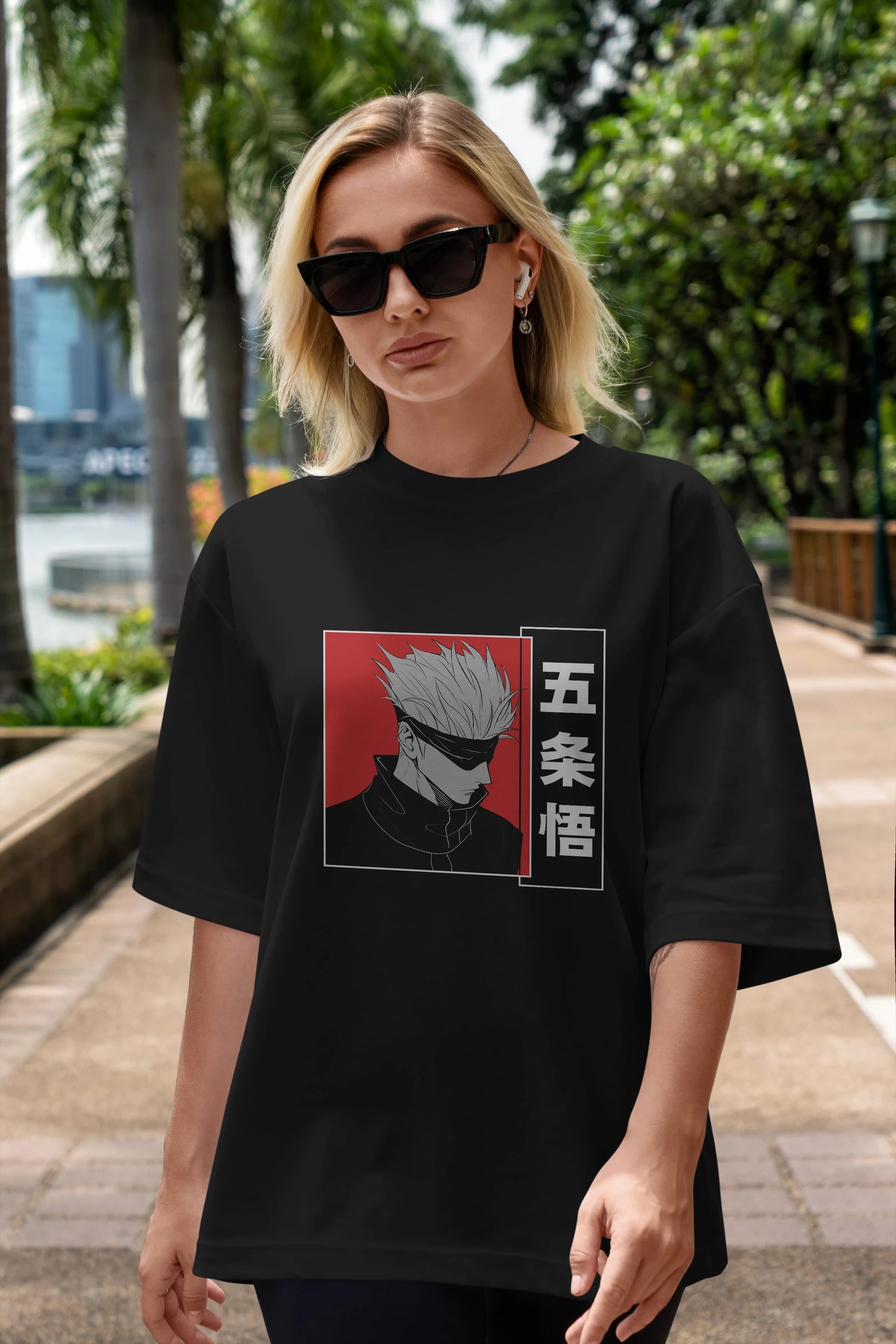 JUJUTSU KAISEN 2 Anime Ön Baskılı Oversize t-shirt %100 pamuk Erkek Kadın Unisex