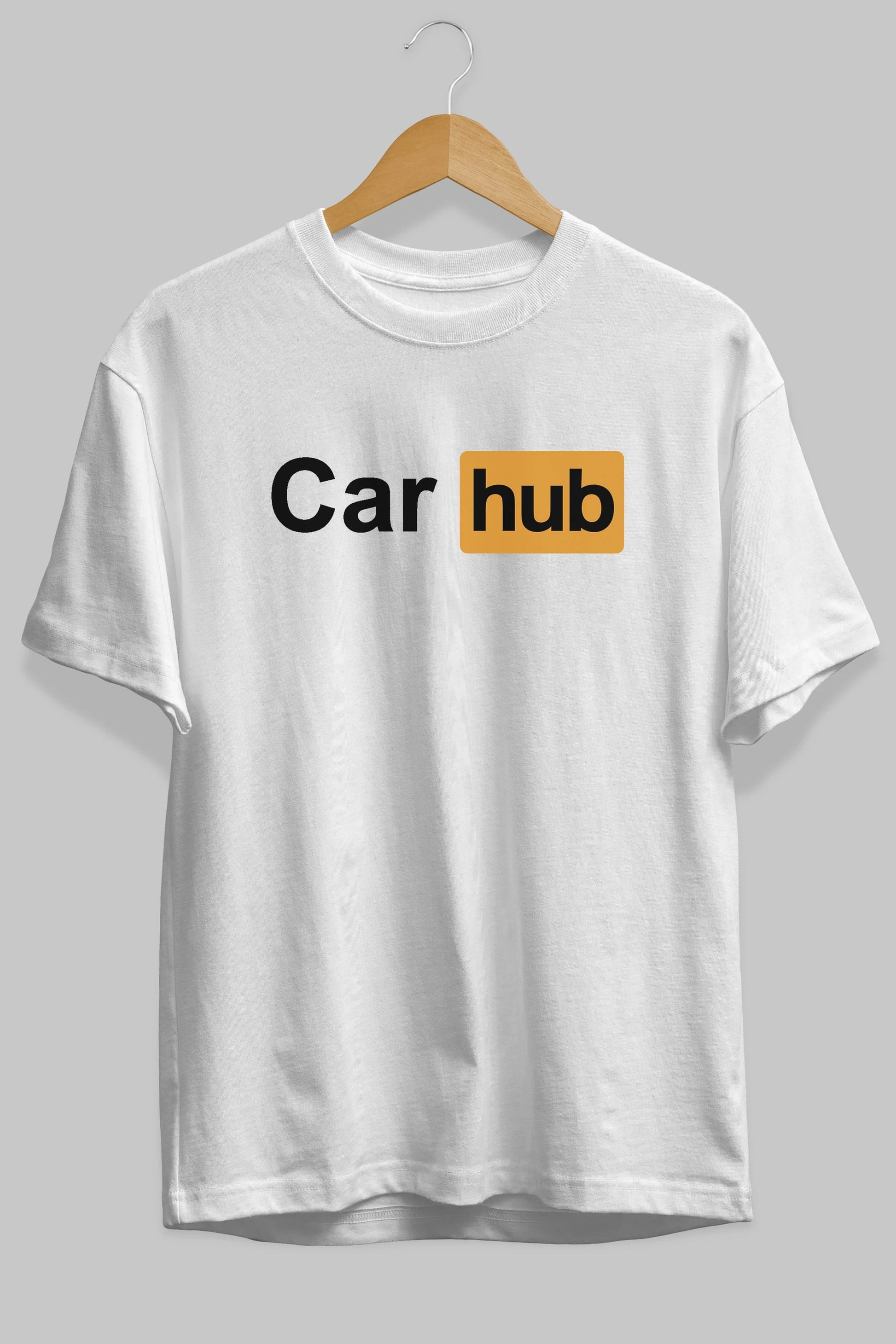 Car Hub Ön Baskılı Oversize t-shirt %100 pamuk Erkek Kadın Unisex