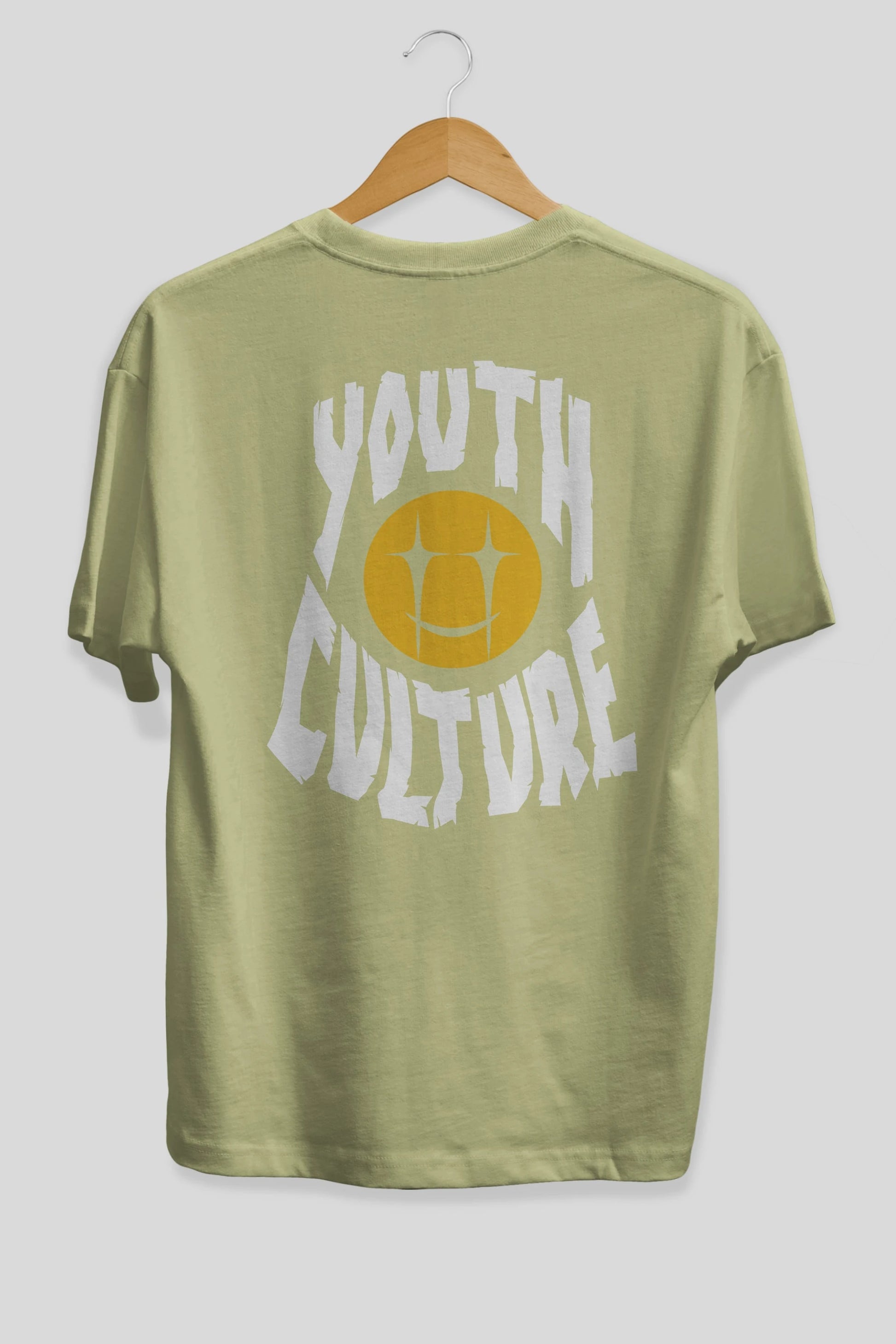 Youth Culture Arka Baskılı Oversize t-shirt Erkek Kadın Unisex