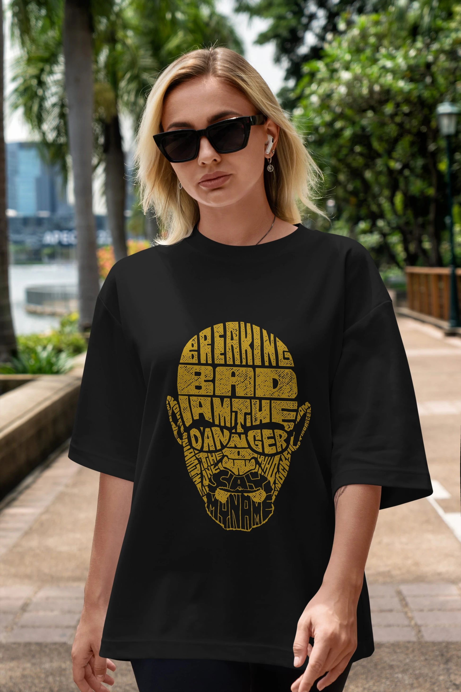 Breaking Bad Ön Baskılı Oversize t-shirt %100 pamuk Erkek Kadın Unisex