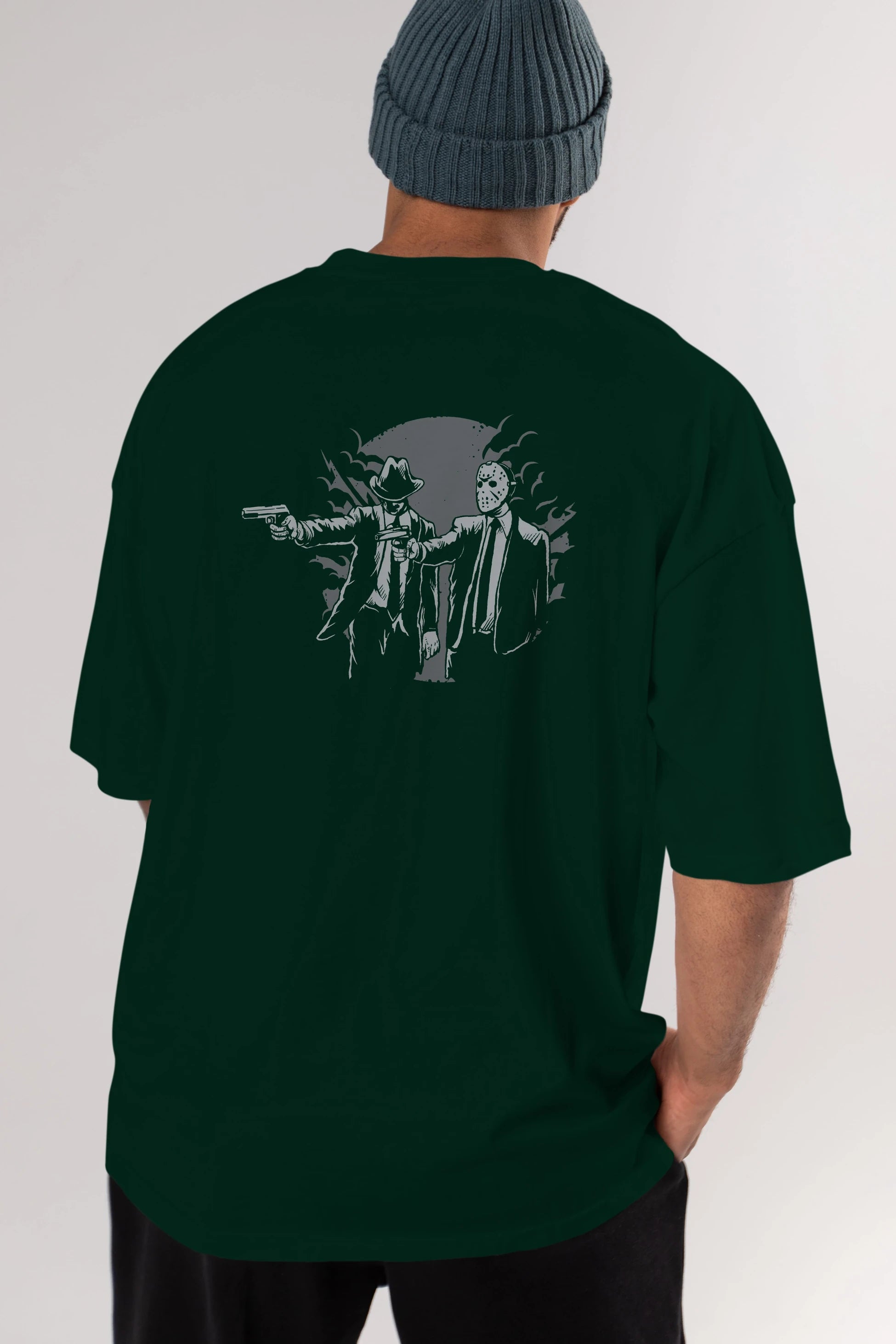Pulp Killer Arka Baskılı Oversize t-shirt Erkek Kadın Unisex %100 Pamuk