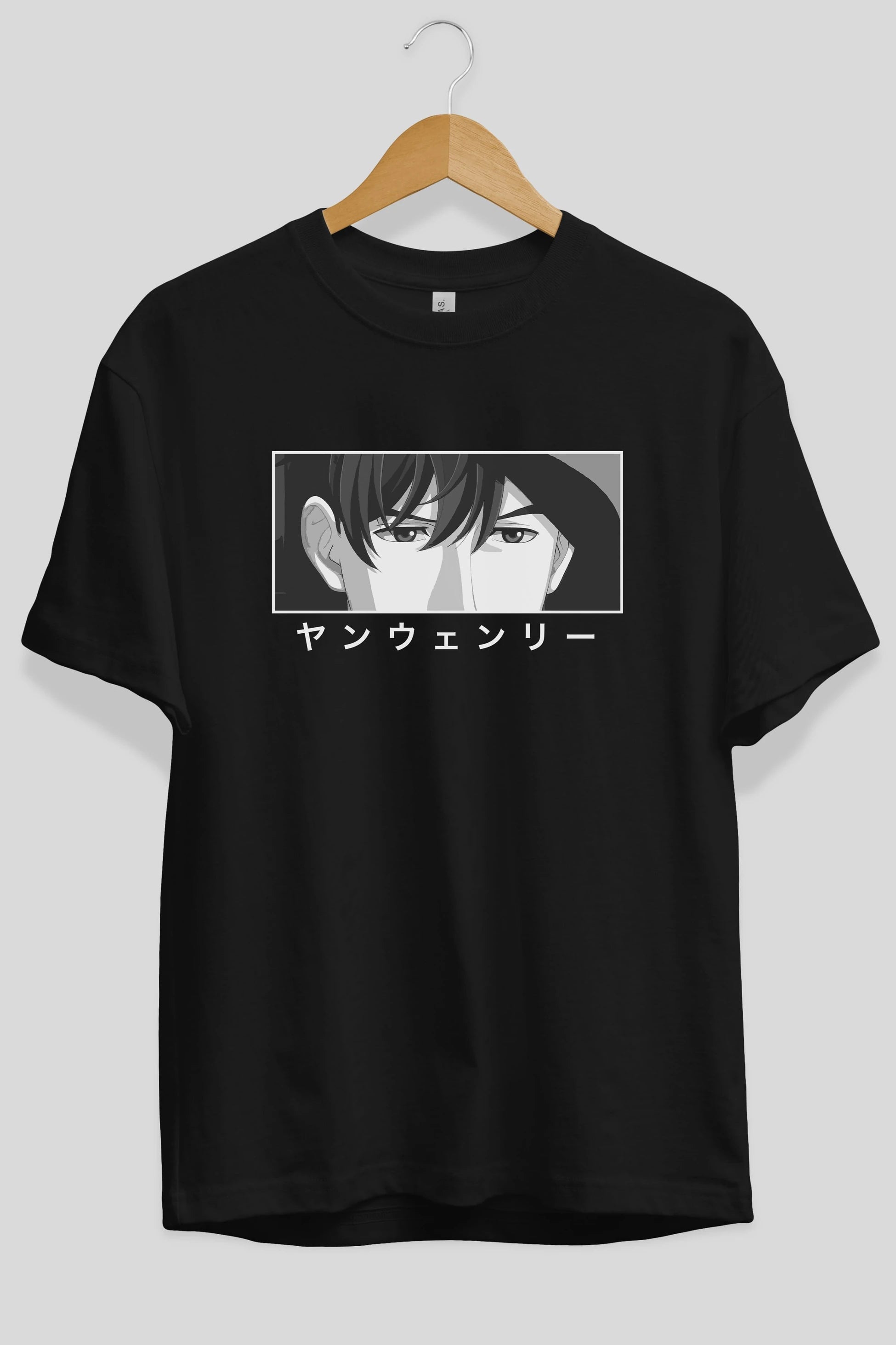 Wen-li Yang 1 Anime Ön Baskılı Oversize t-shirt %100 pamuk Erkek Kadın Unisex