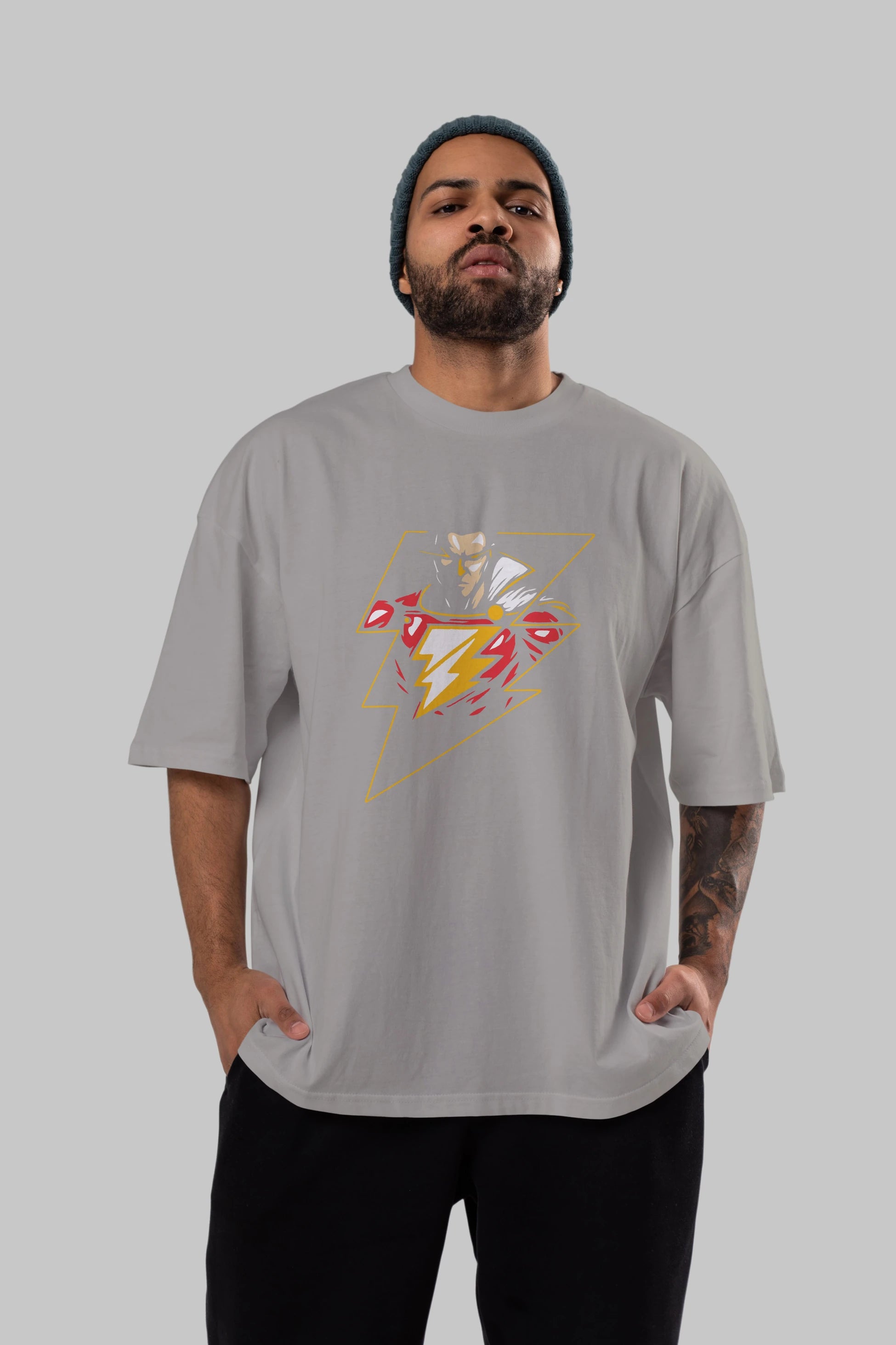 Flash Avengers (3) Ön Baskılı Oversize t-shirt Erkek Kadın Unisex %100 Pamuk Bisiklet Yaka tişort