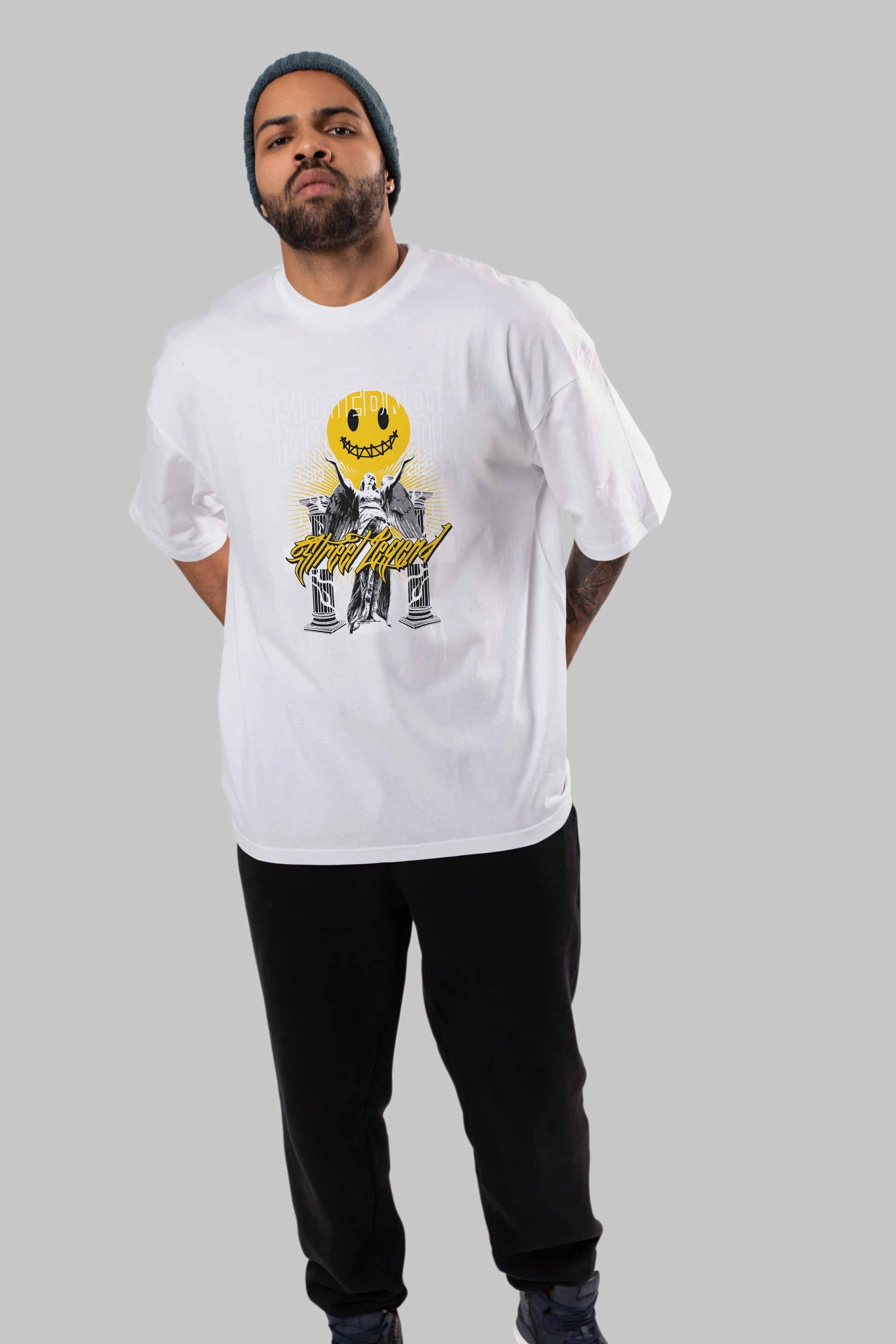 Maternal Street Legend Ön Baskılı Oversize t-shirt Erkek Kadın Unisex
