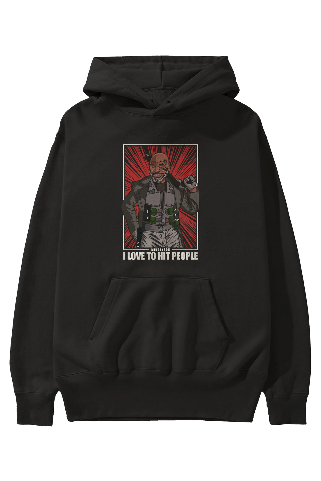 Blade Tyson Ön Baskılı Hoodie Oversize Kapüşonlu Sweatshirt Erkek Kadın Unisex