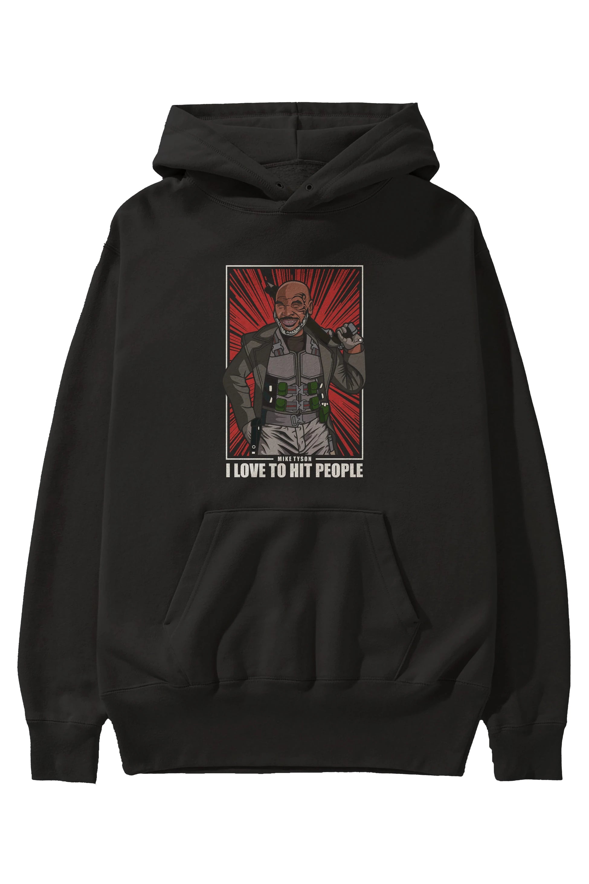 Blade Tyson Ön Baskılı Hoodie Oversize Kapüşonlu Sweatshirt Erkek Kadın Unisex
