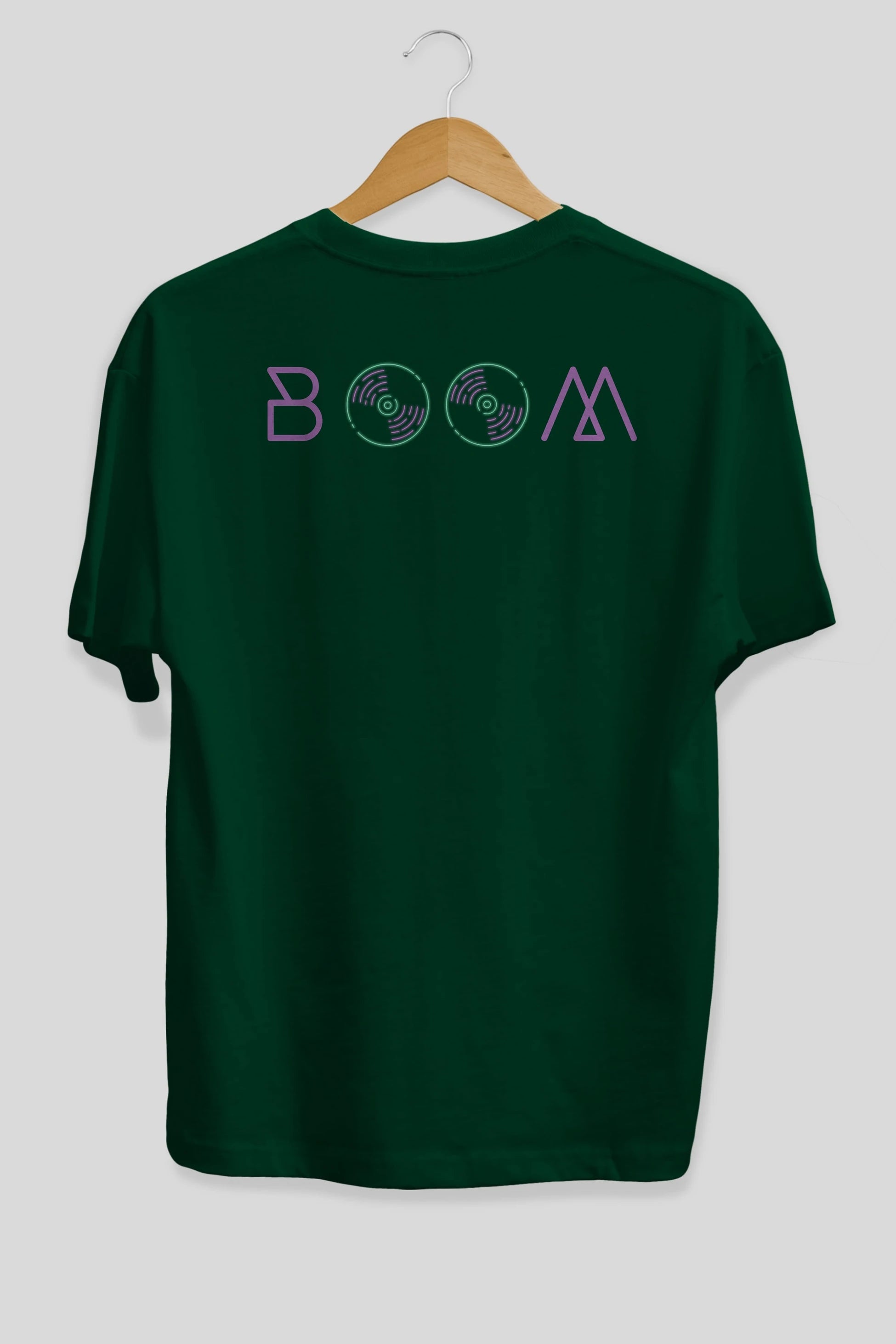 Boom 2 Arka Baskılı Oversize t-shirt Erkek Kadın Unisex