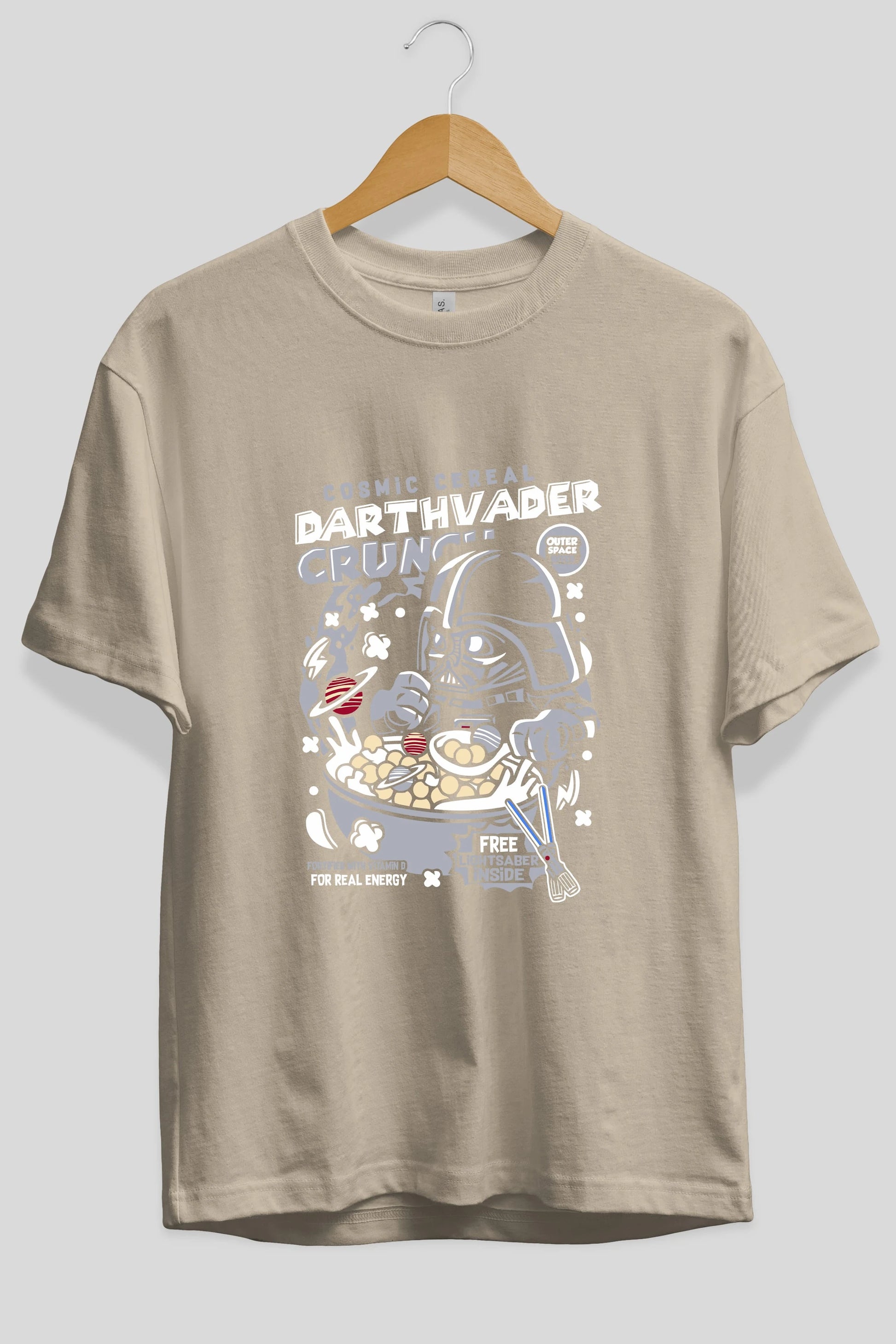 Darth Vader (2) Ön Baskılı Oversize t-shirt Erkek Kadın Unisex %100 Pamuk Bisiklet Yaka tişort