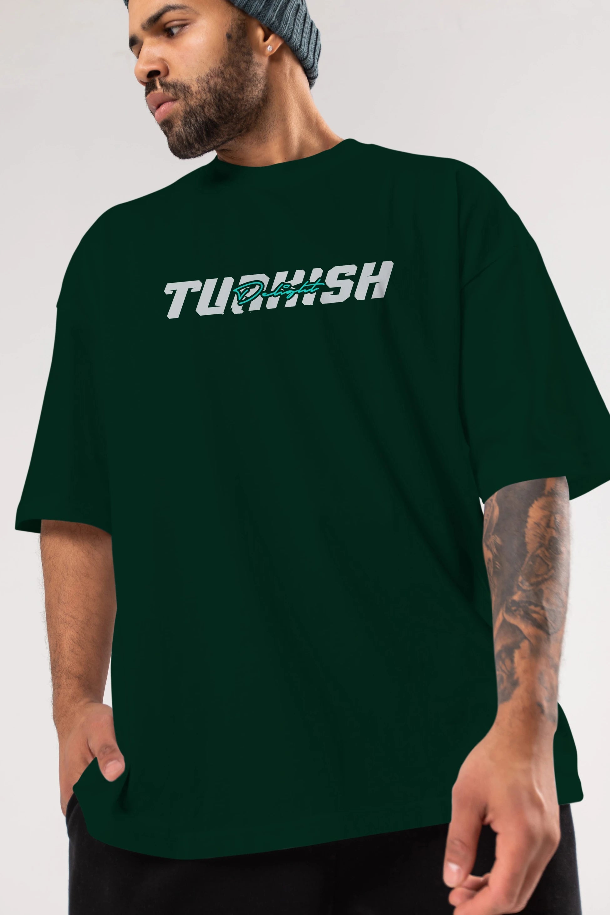 Turkish Delight Ön Baskılı Oversize t-shirt %100 pamuk Erkek Kadın Unisex