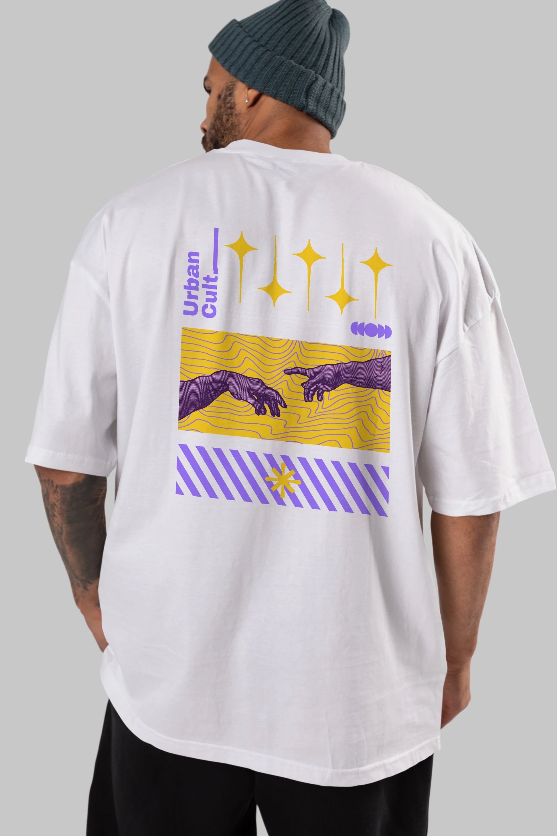 Urban Cult Arka Baskılı Oversize t-shirt Erkek Kadın Unisex