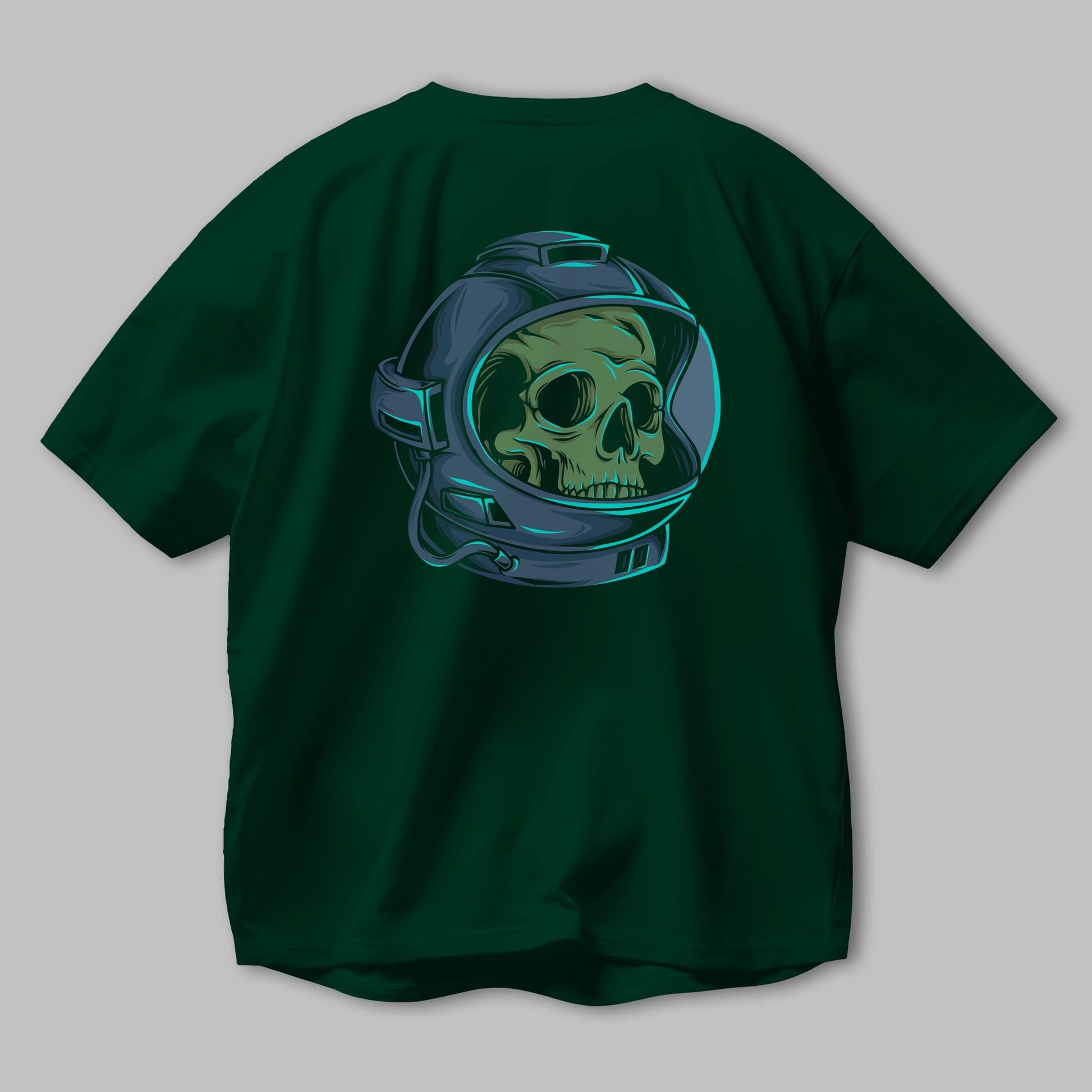 Astroskull Arka Baskılı Oversize t-shirt Erkek Kadın Unisex