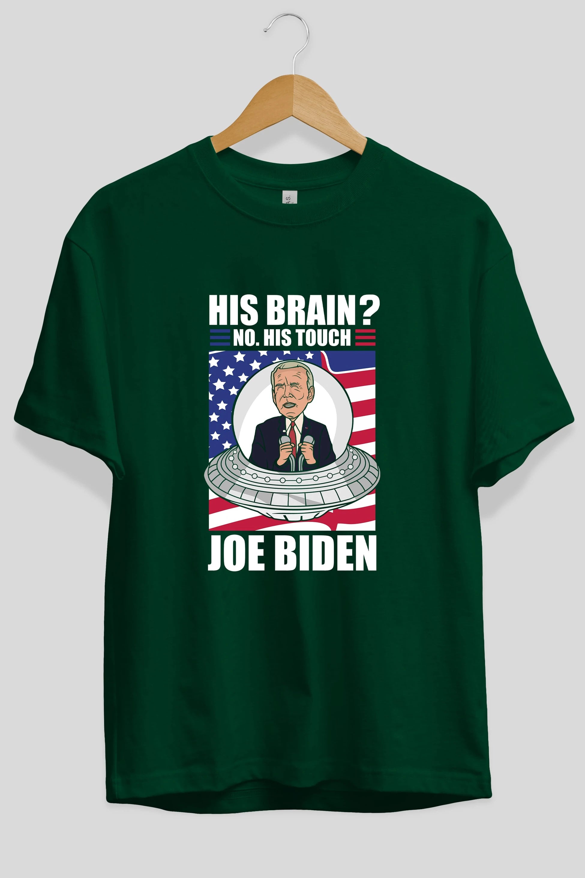 Alien Biden Ön Baskılı Oversize t-shirt Erkek Kadın Unisex %100 Pamuk tişort