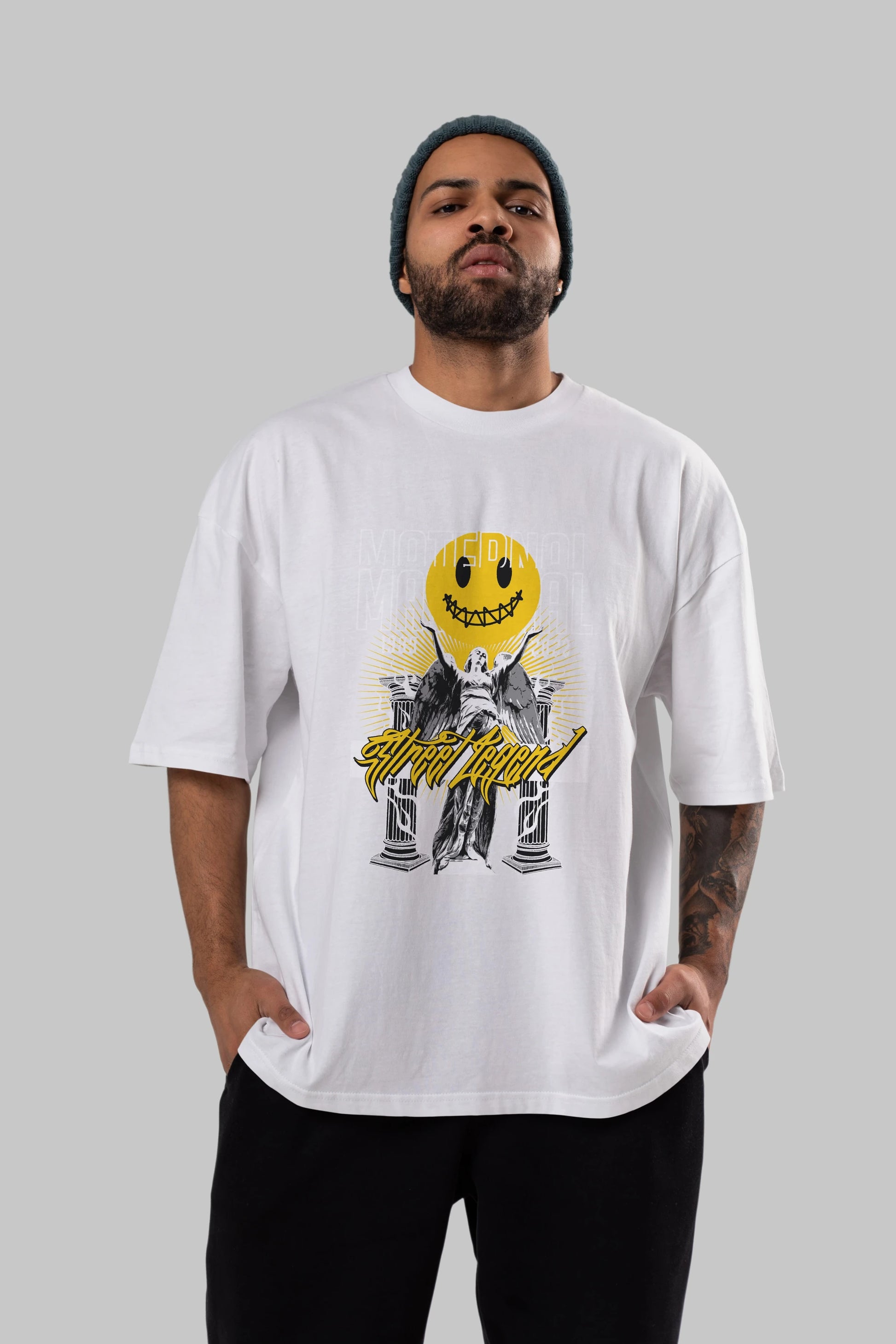 Maternal Street Legend Ön Baskılı Oversize t-shirt Erkek Kadın Unisex