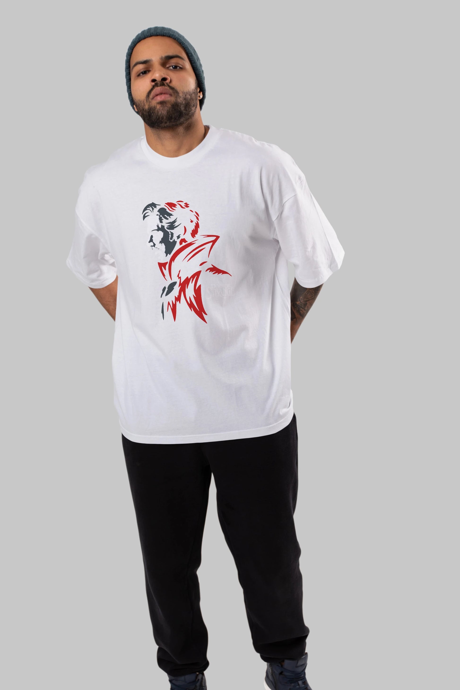 Doctor Strange (2) Ön Baskılı Oversize t-shirt Erkek Kadın Unisex %100 Pamuk Bisiklet Yaka tişort