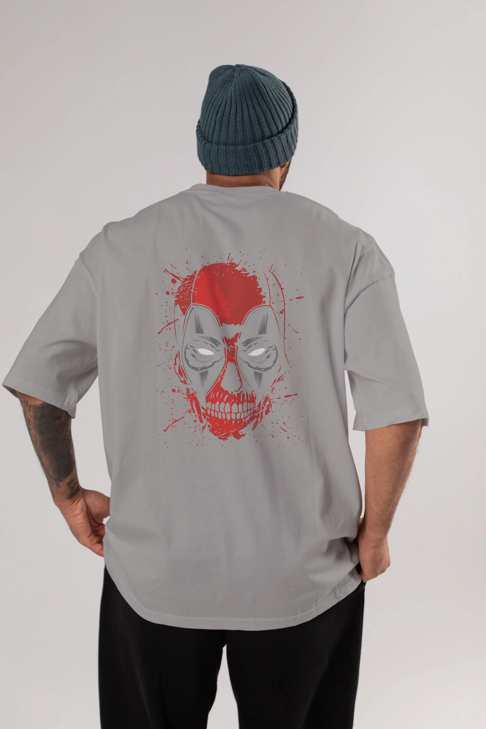 Deadpool (3) Arka Baskılı Oversize t-shirt Erkek Kadın Unisex %100 Pamuk Bisiklet Yaka tişort