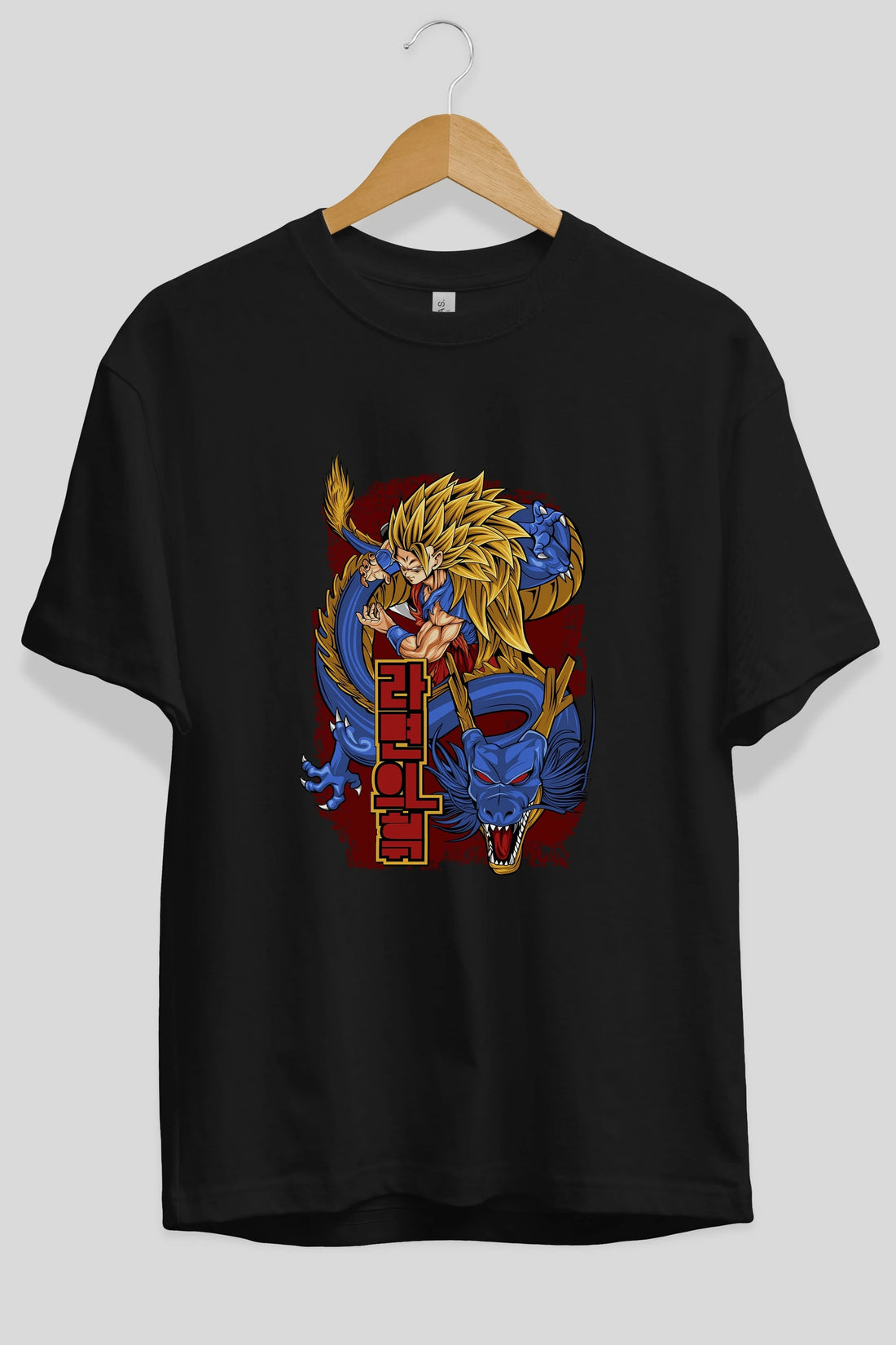 DRAGON BALL Z Anime Ön Baskılı Oversize t-shirt %100 pamuk Erkek Kadın Unisex