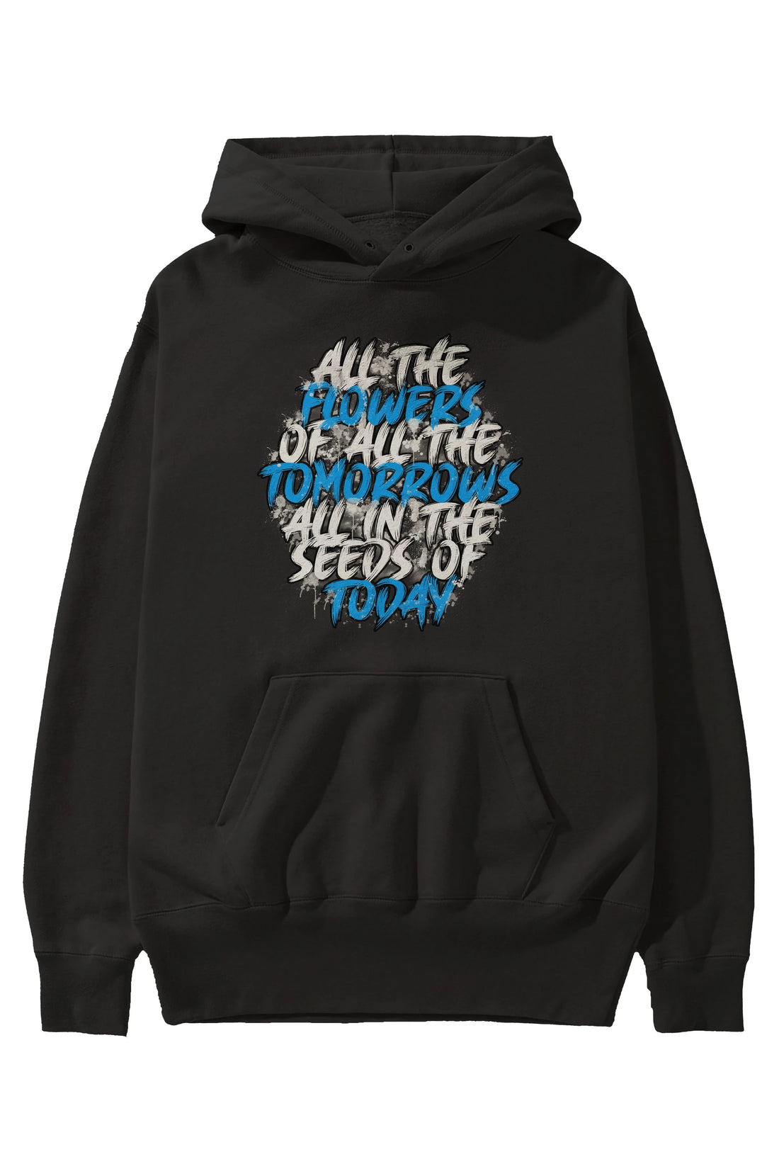 All The Flowers Of All The Tomorrows Ön Baskılı Hoodie Oversize Kapüşonlu Sweatshirt Erkek Kadın Unisex
