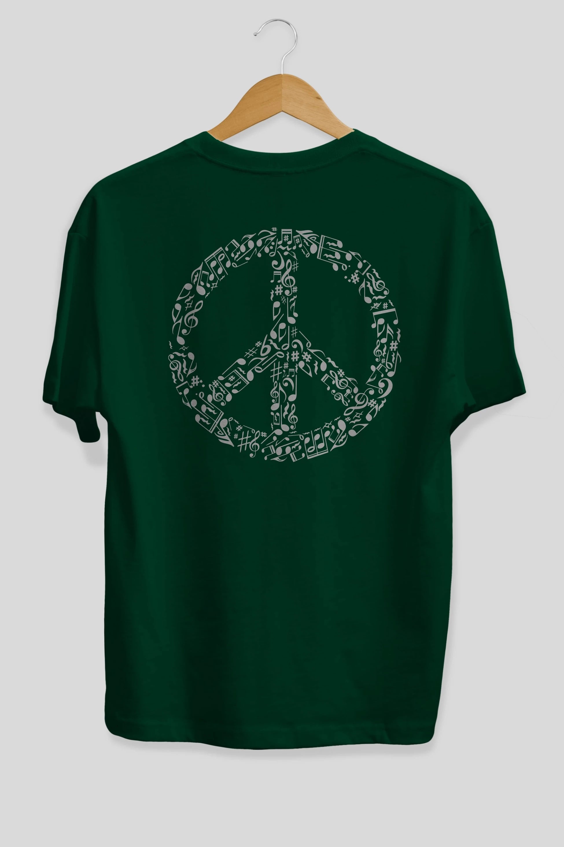 Rhyme In Peace Arka Baskılı Oversize t-shirt %100 pamuk Erkek Kadın Unisex