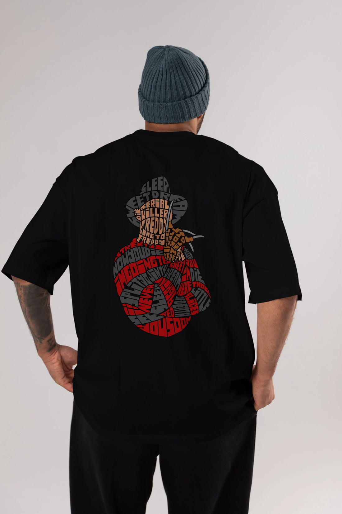 Sweet Dream Arka Baskılı Oversize t-shirt %100 pamuk Erkek Kadın Unisex