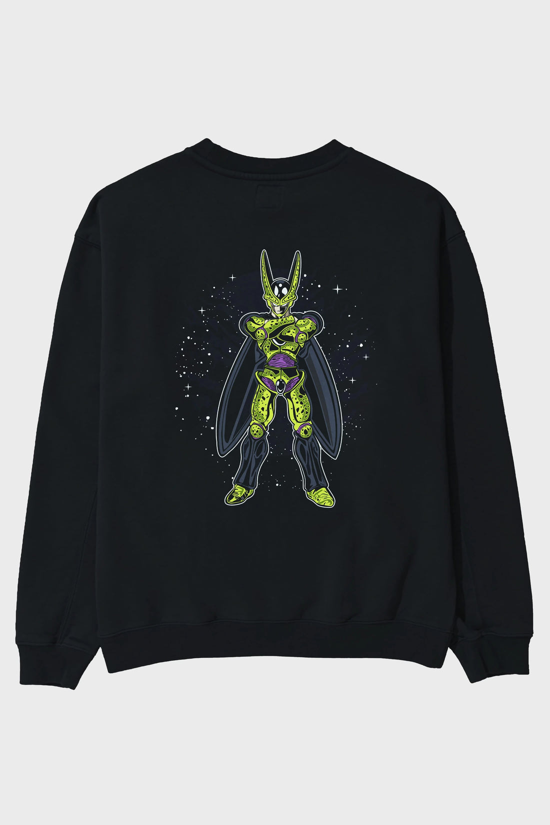 CELL Arka Baskılı Oversize Sweatshirt Erkek Kadın Unisex