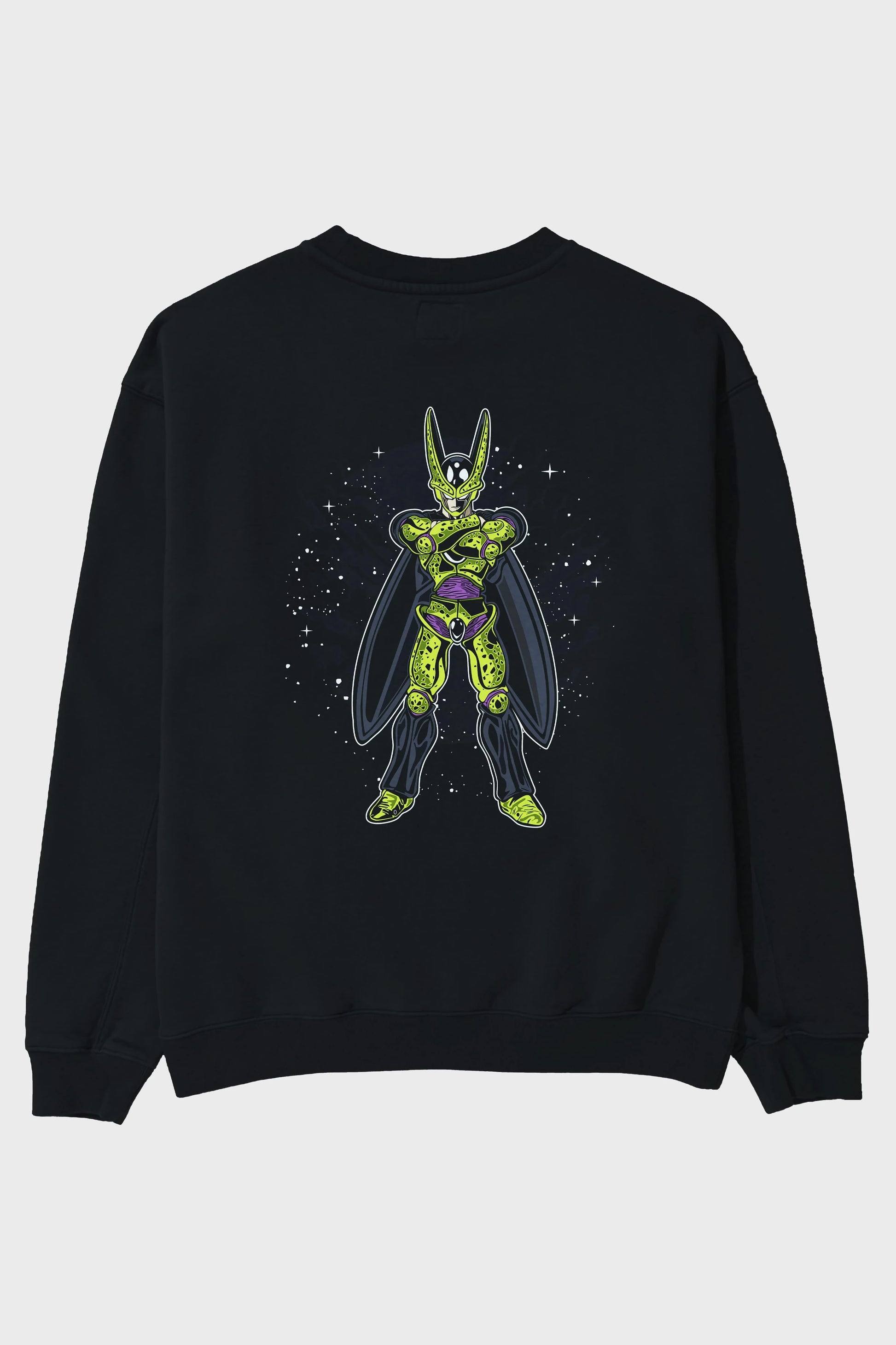 CELL Arka Baskılı Oversize Sweatshirt Erkek Kadın Unisex