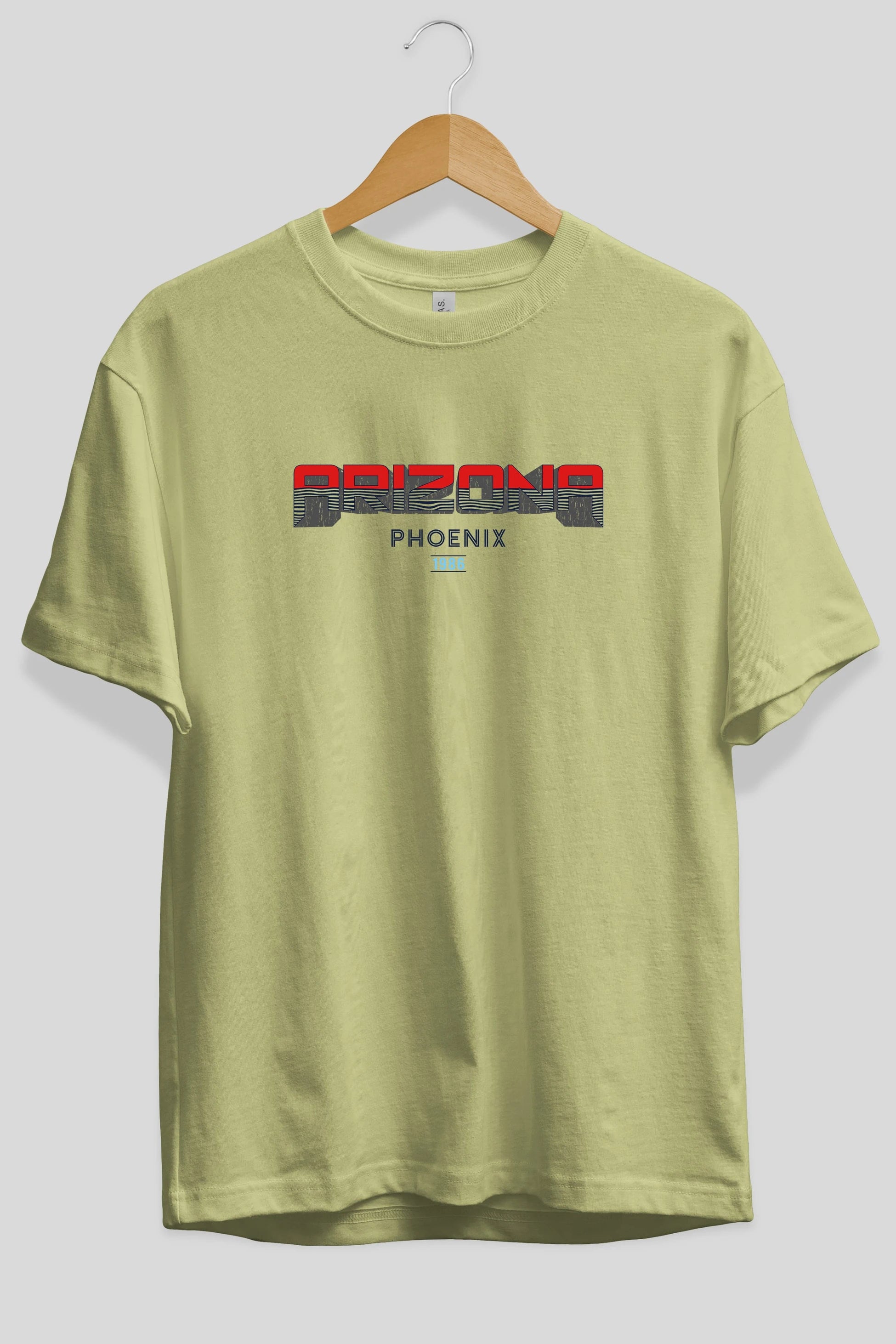 Arizona Ön Baskılı Oversize t-shirt Erkek Kadın Unisex