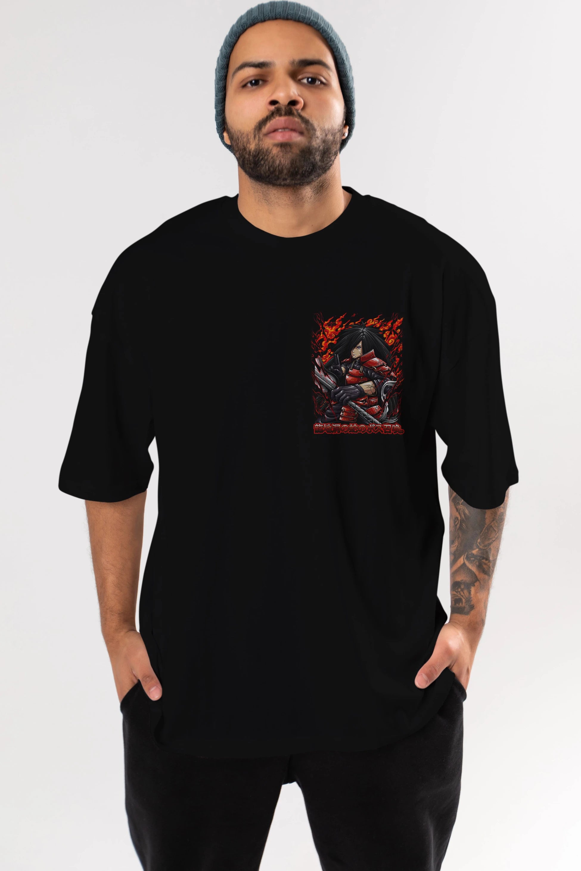 NARUTO (12) Ön Sol Baskılı Oversize t-shirt Erkek Kadın Unisex %100 Pamuk Bisiklet Yaka tişort
