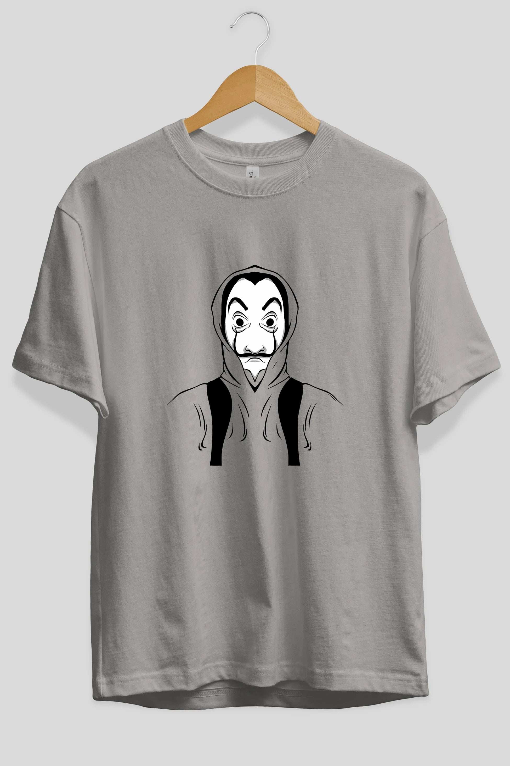 La Casa De Papel (7) Ön Baskılı Oversize t-shirt Erkek Kadın Unisex %100 Pamuk Bisiklet Yaka tişort