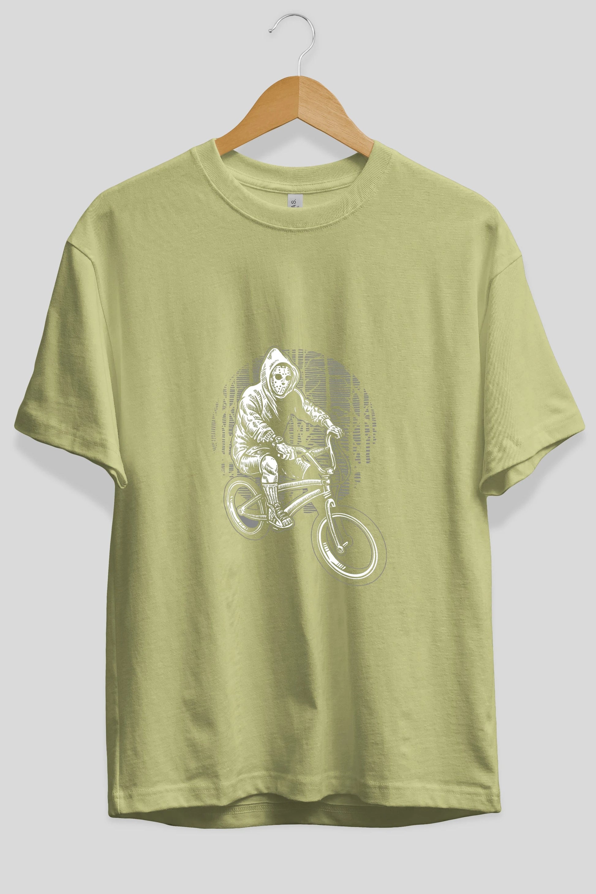 Ride Bike To Kill Ön Baskılı Oversize t-shirt Erkek Kadın Unisex %100 Pamuk tişort