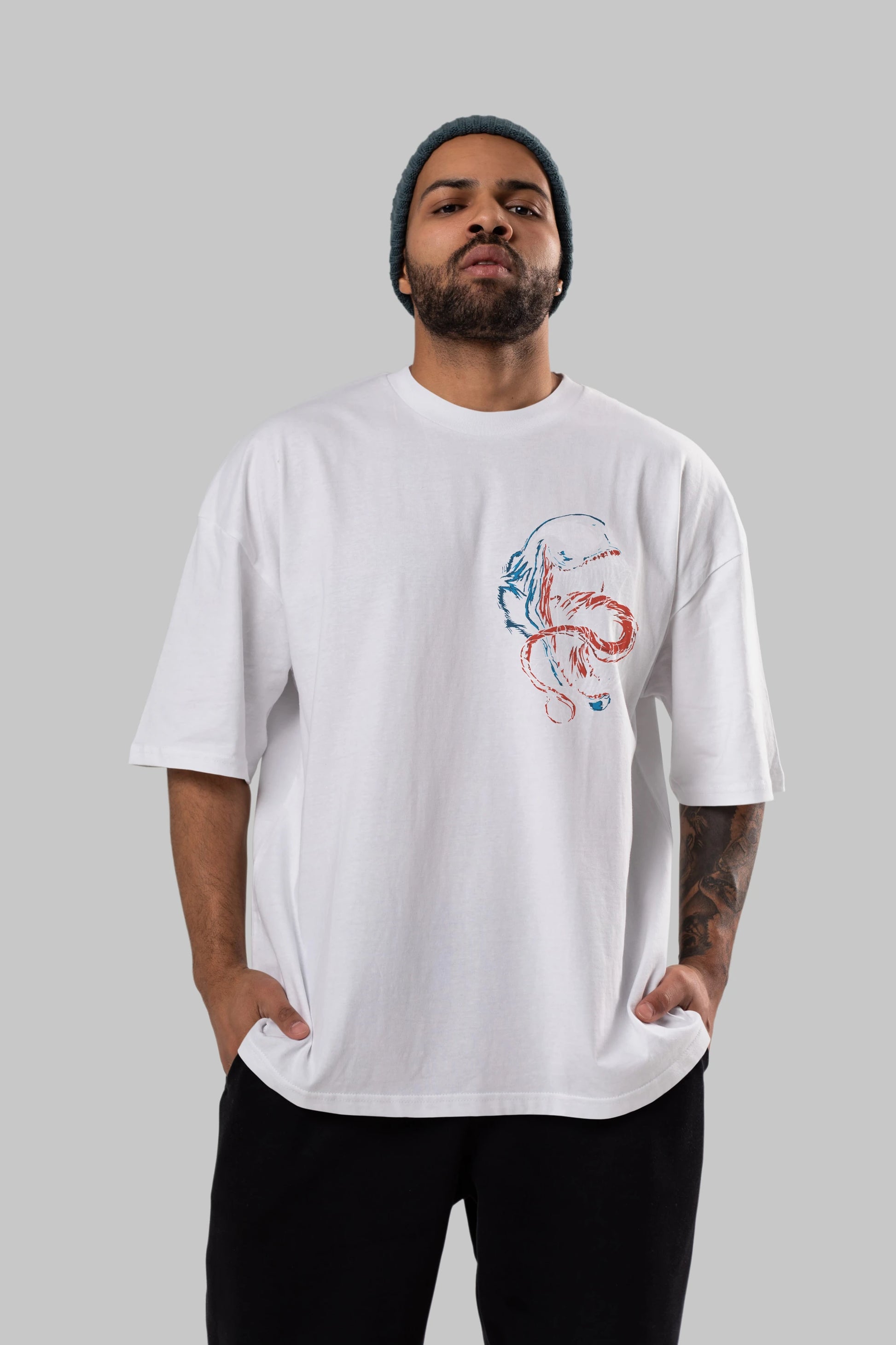 Venom (10) Ön Sol Baskılı Oversize t-shirt Erkek Kadın Unisex %100 Pamuk Bisiklet Yaka tişort