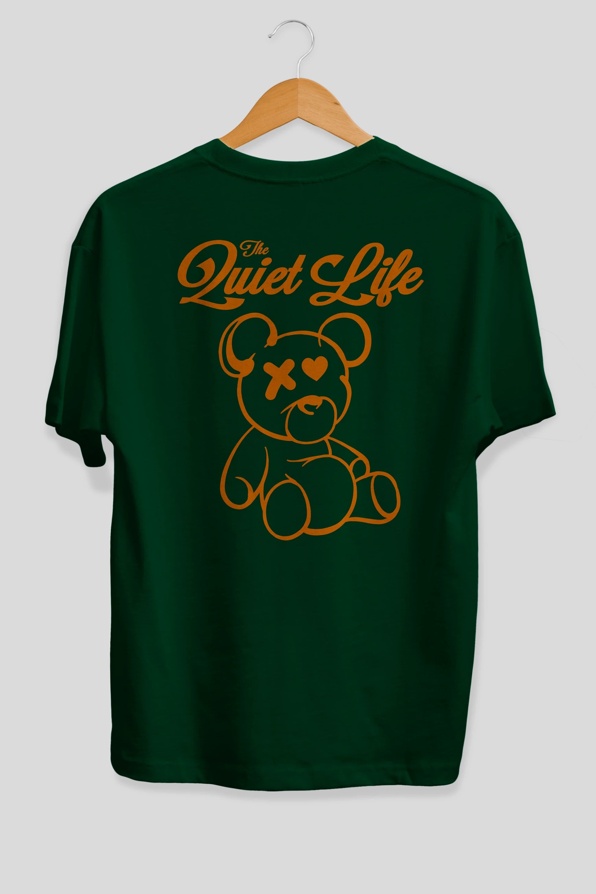 The Life Bear Arka Baskılı Oversize t-shirt Erkek Kadın Unisex