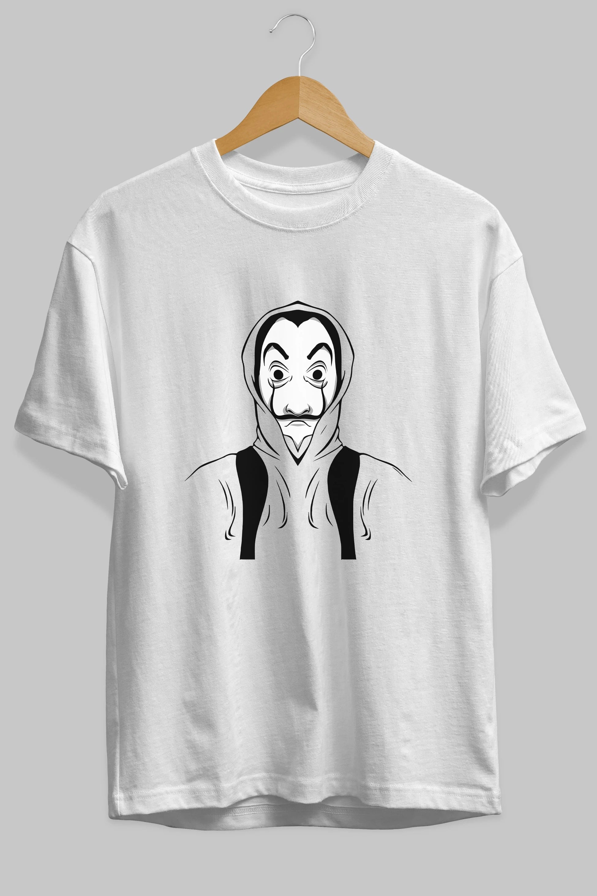 La Casa De Papel (7) Ön Baskılı Oversize t-shirt Erkek Kadın Unisex %100 Pamuk Bisiklet Yaka tişort