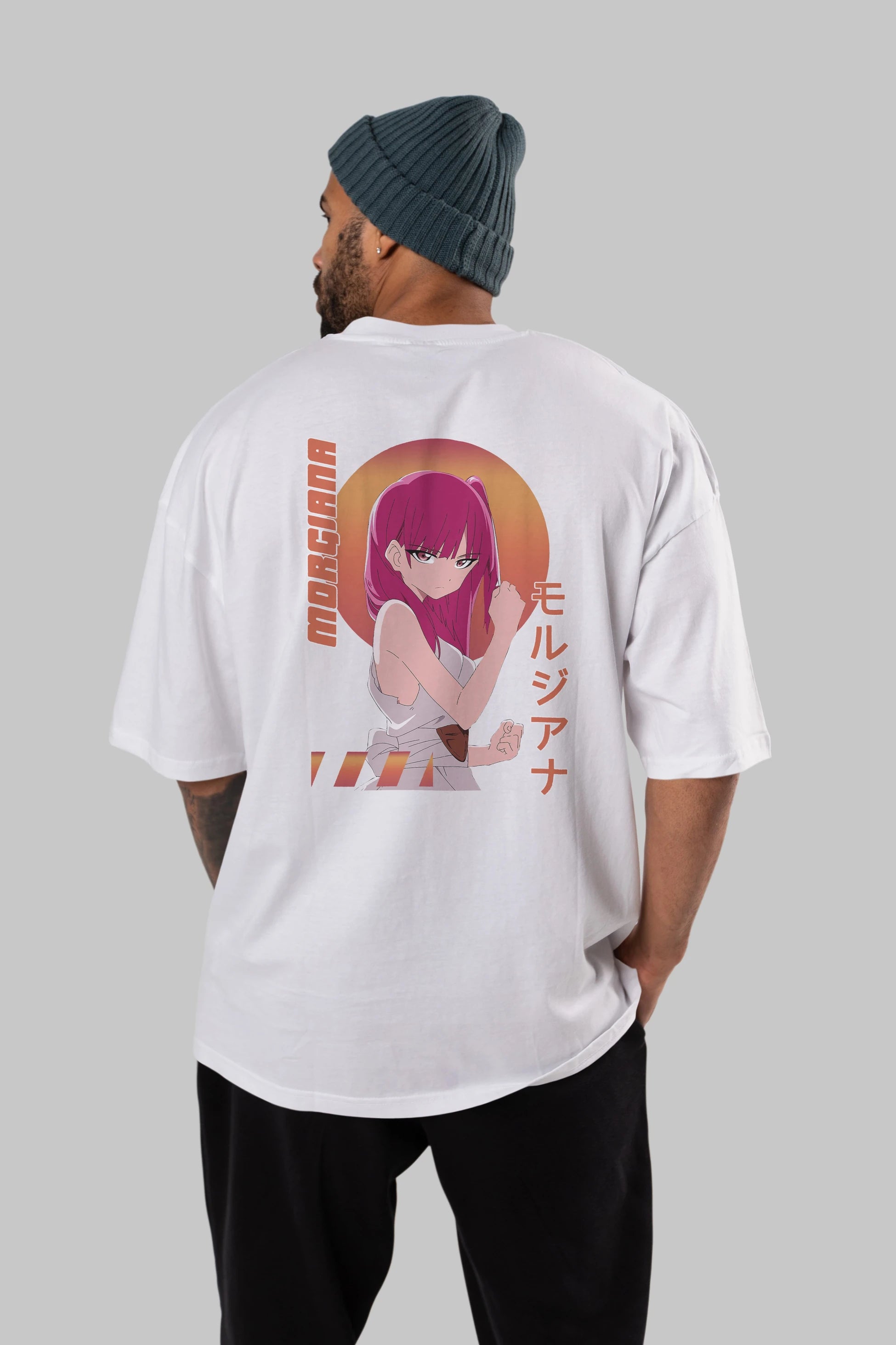 Morgiana 5 Anime Arka Baskılı Oversize t-shirt Erkek Kadın Unisex