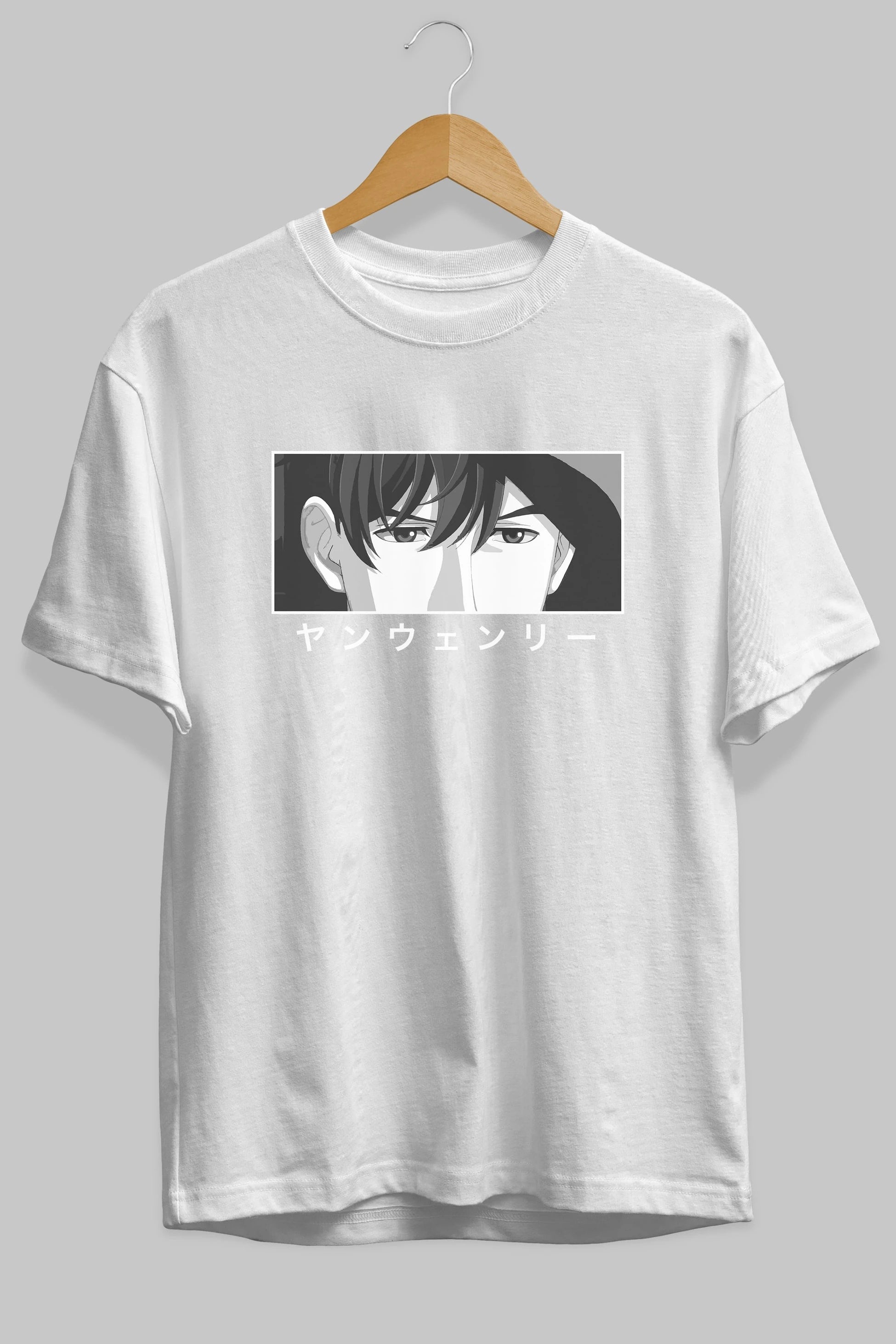 Wen-li Yang 1 Anime Ön Baskılı Oversize t-shirt %100 pamuk Erkek Kadın Unisex