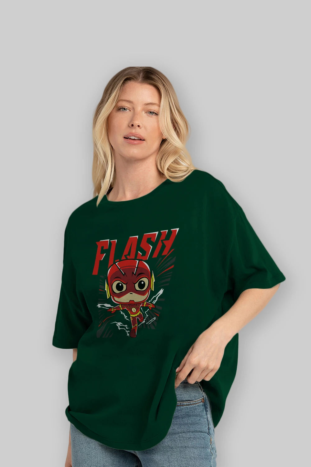 Flash Avengers (4) Ön Baskılı Oversize t-shirt Erkek Kadın Unisex %100 Pamuk Bisiklet Yaka tişort